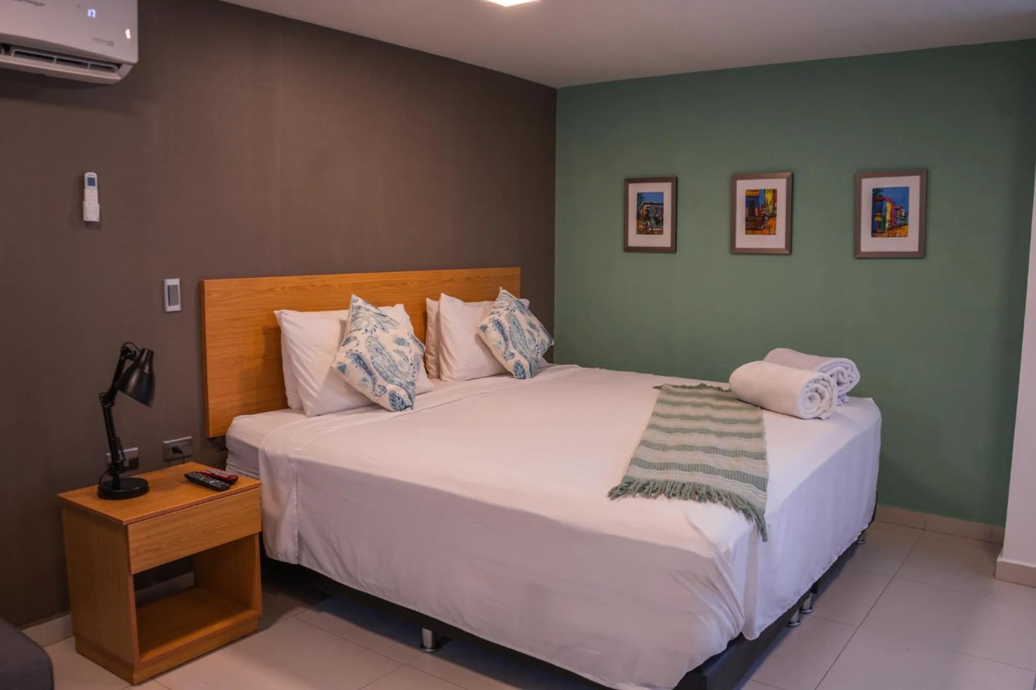 Bed in Hotel Bambu Milla De Oro