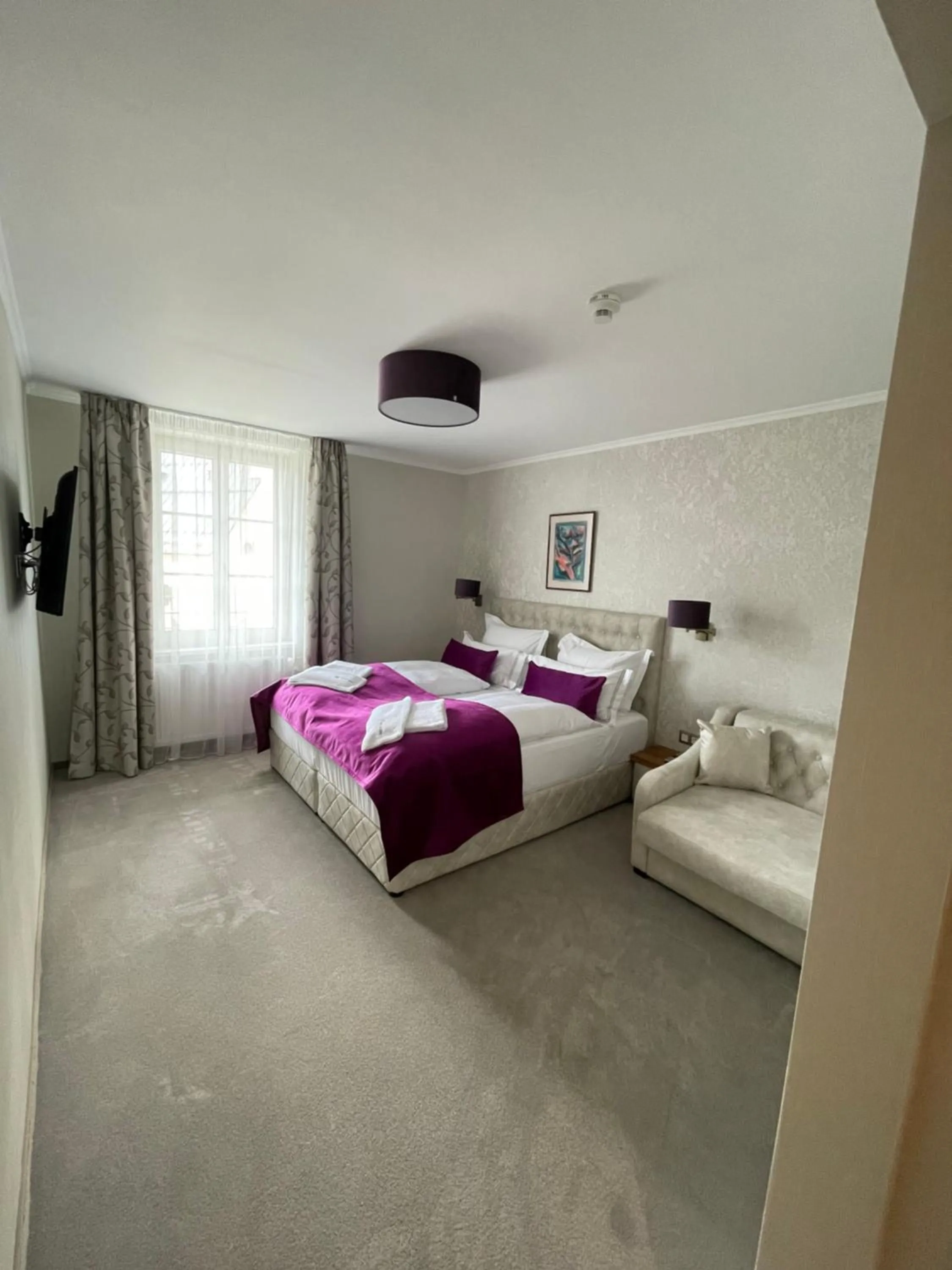 Bed in Hotel Radetzky