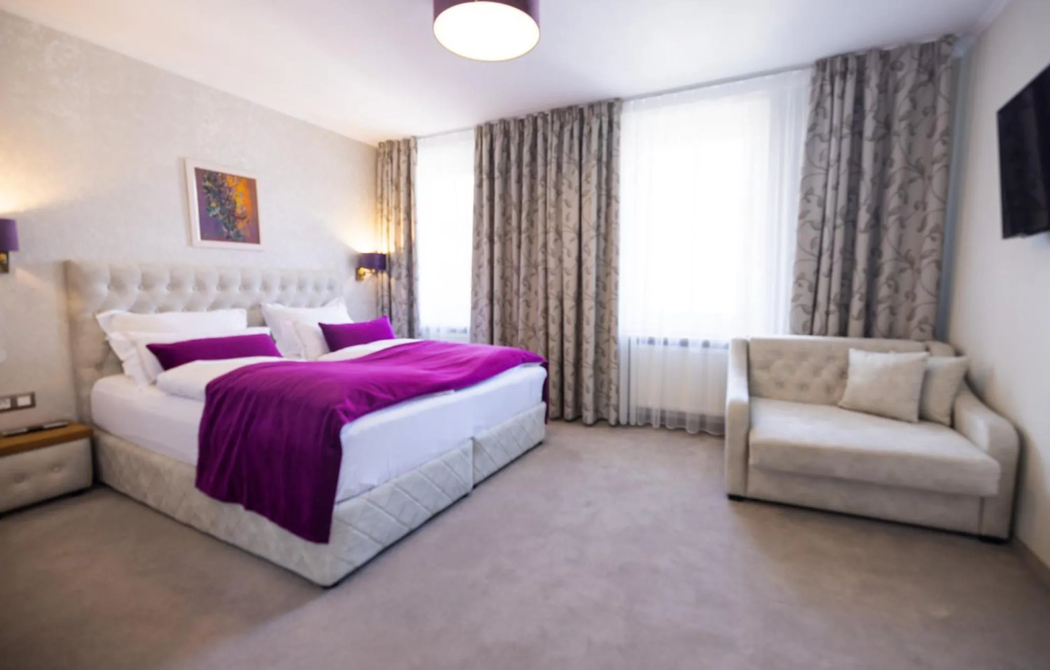 View (from property/room), Bed in Hotel Radetzky