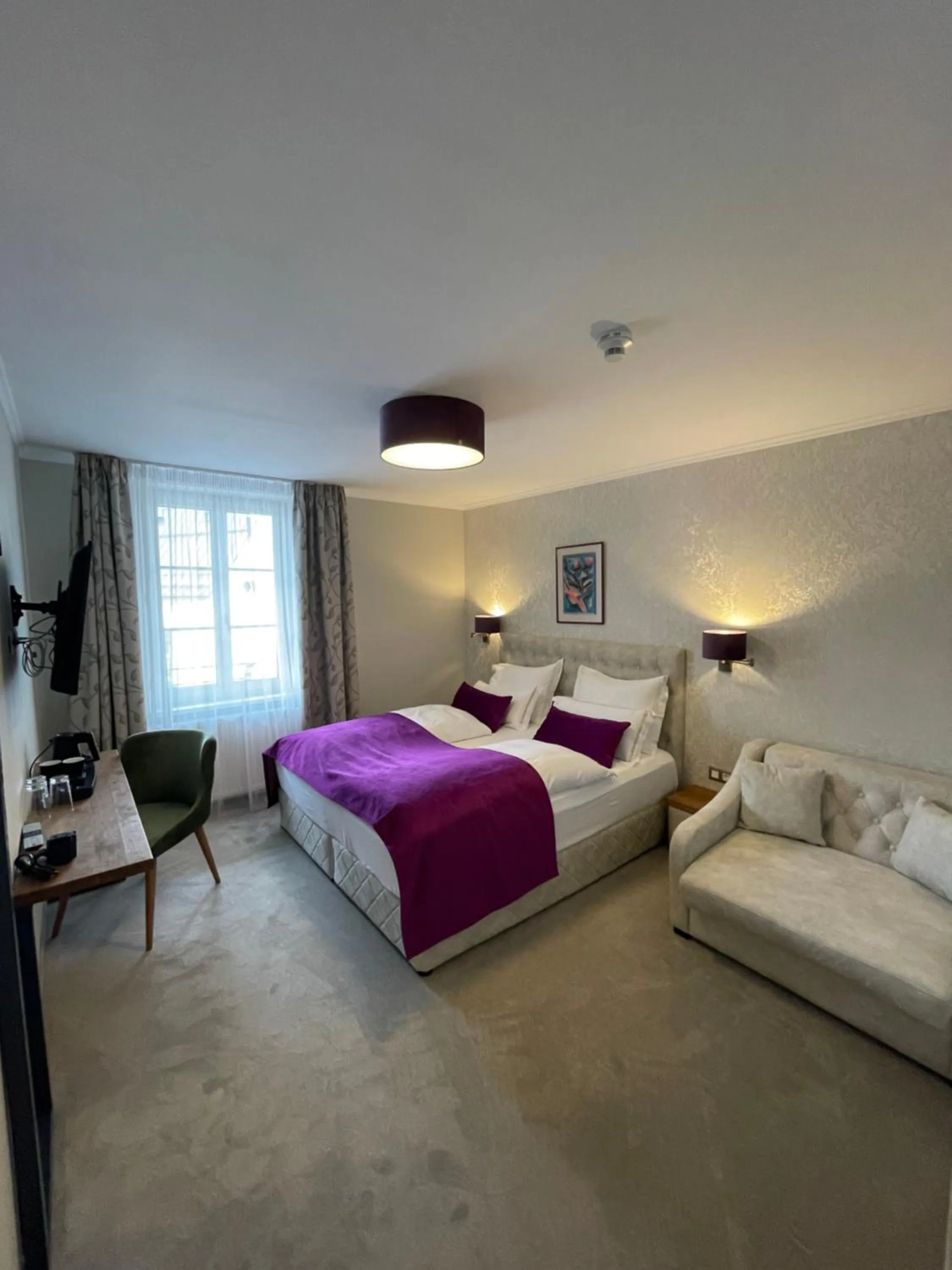 Bed in Hotel Radetzky