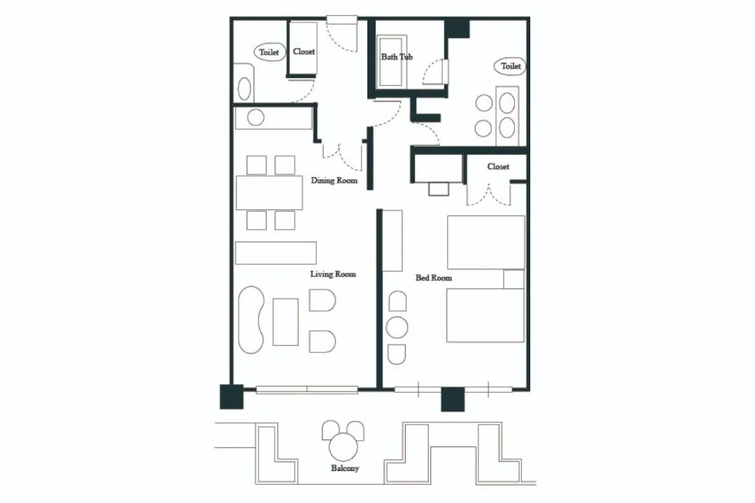 Photo of the whole room in EXES Ishigaki