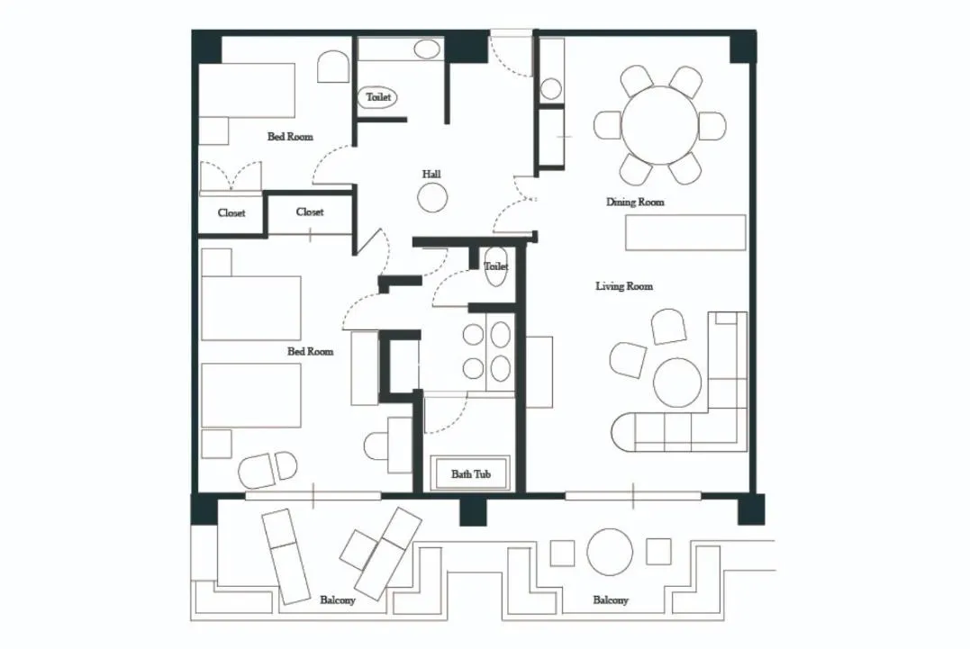 Photo of the whole room in EXES Ishigaki