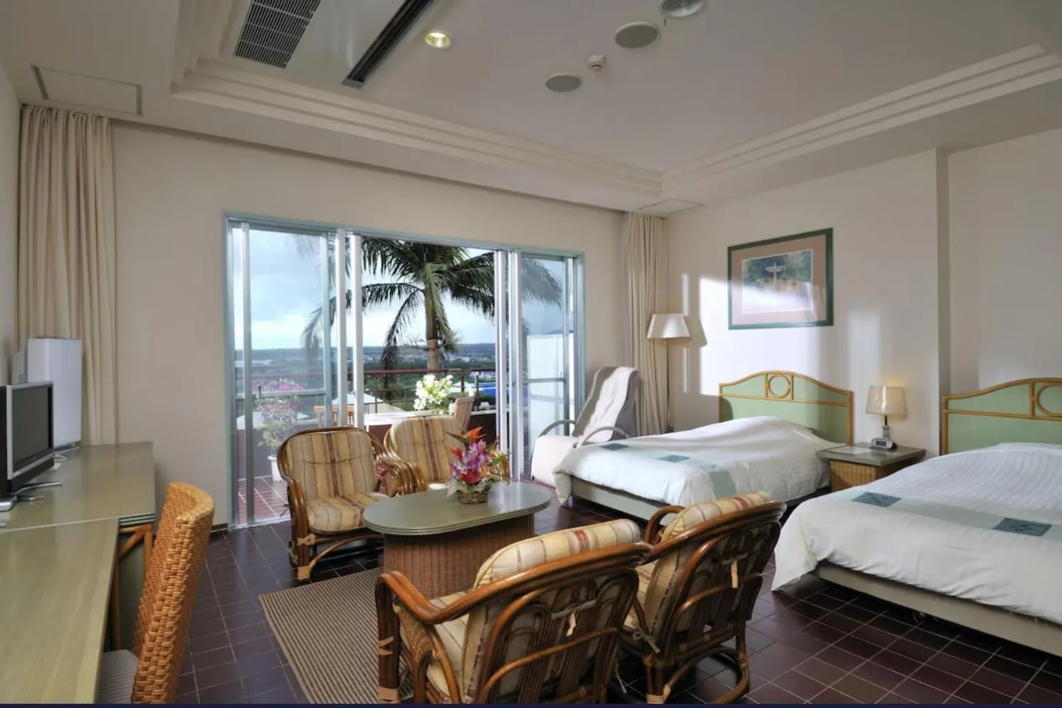 Photo of the whole room, Bed in EXES Ishigaki