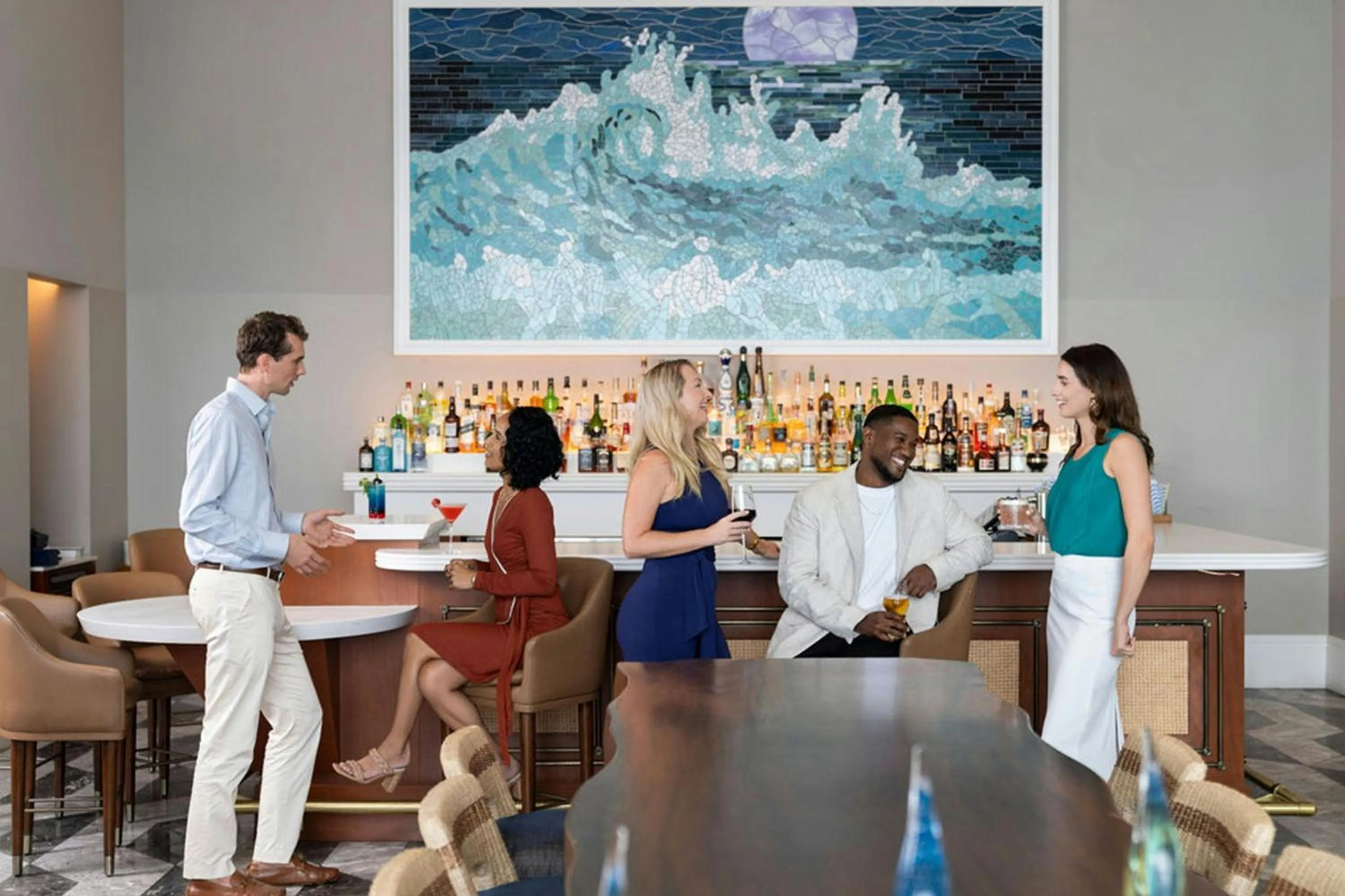 Lounge or bar in The St. Regis Bermuda Resort