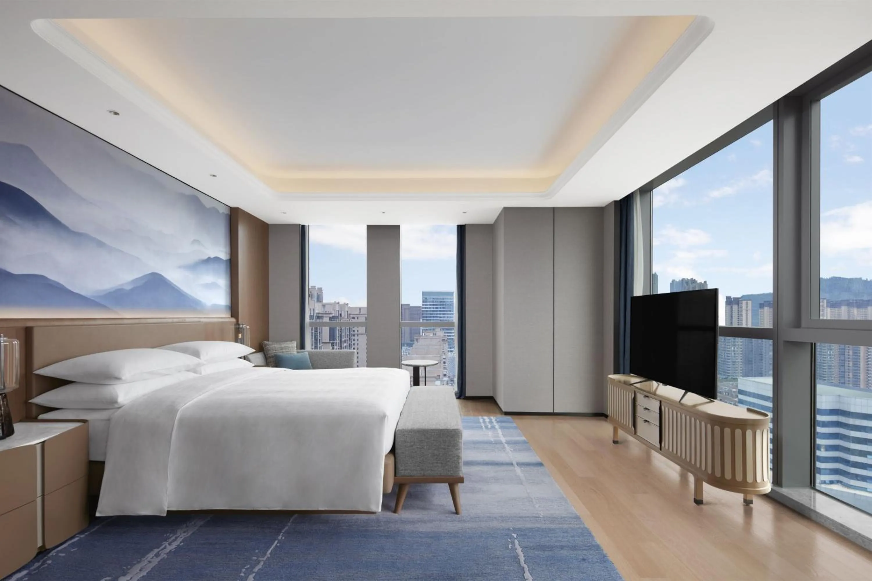 Photo of the whole room, Bed in Sheraton Fuqing Hotel