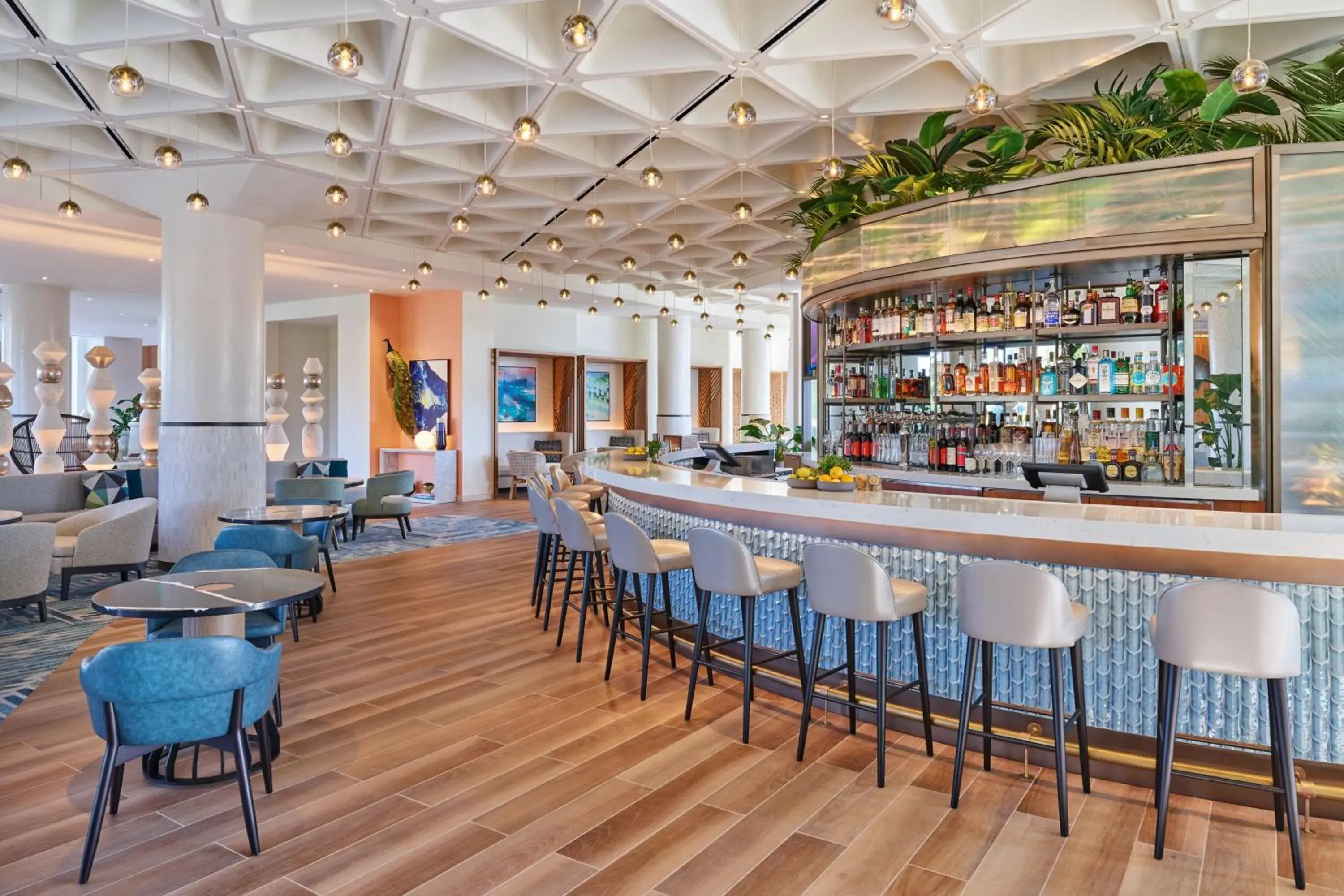 Lounge or bar in Walt Disney World Swan Reserve Lounge or bar in Walt Disney World Swan Reserve