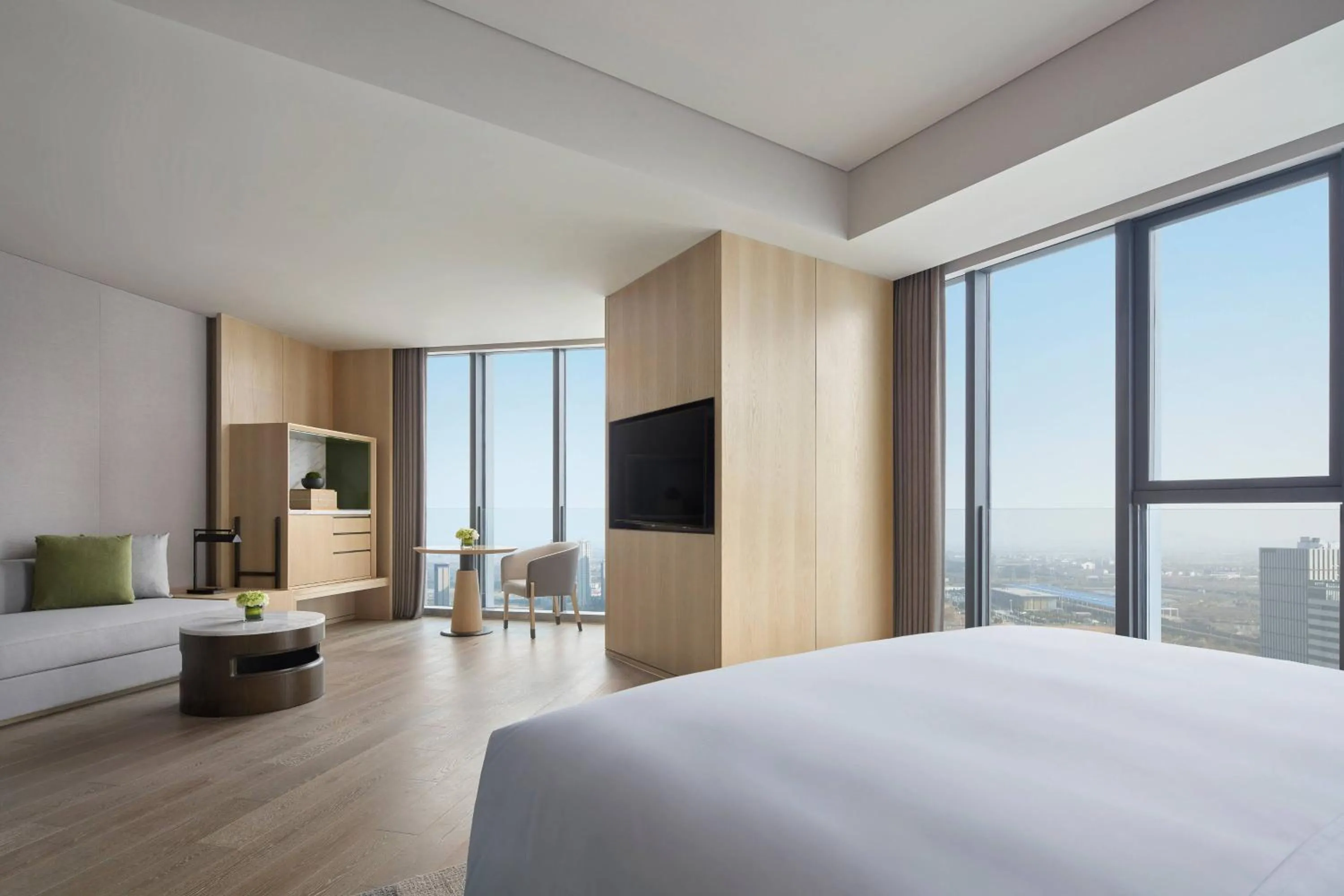 Photo of the whole room, Bed in Liyang Marriott Hotel