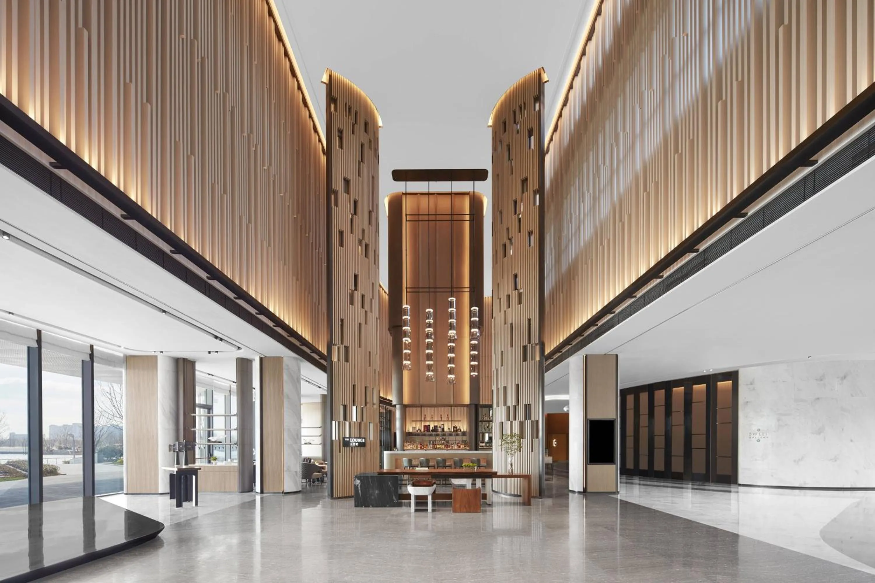 Lobby or reception in JW Marriott Shanghai Fengxian