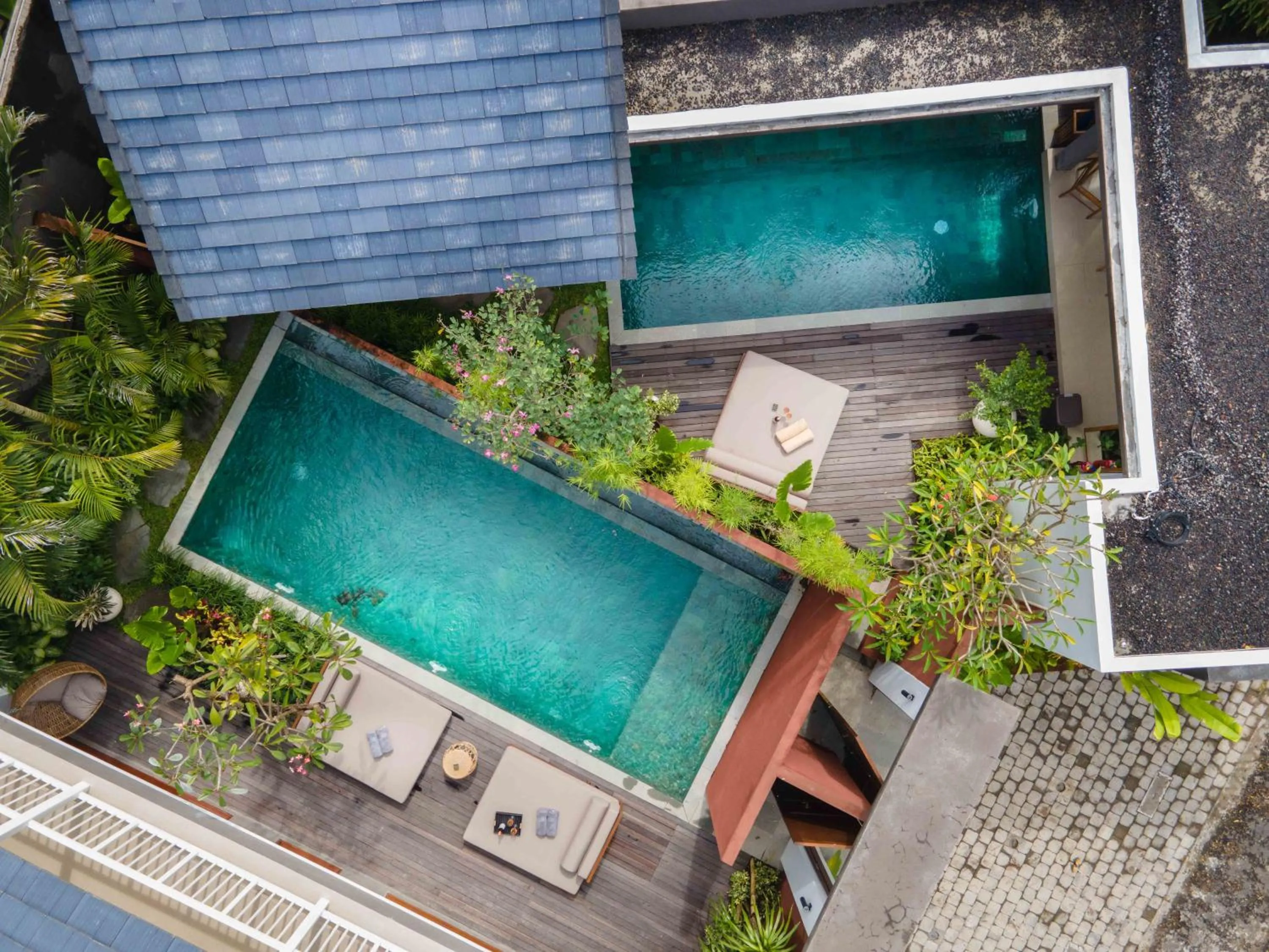 Swimming pool in Agra & Amurti Villas