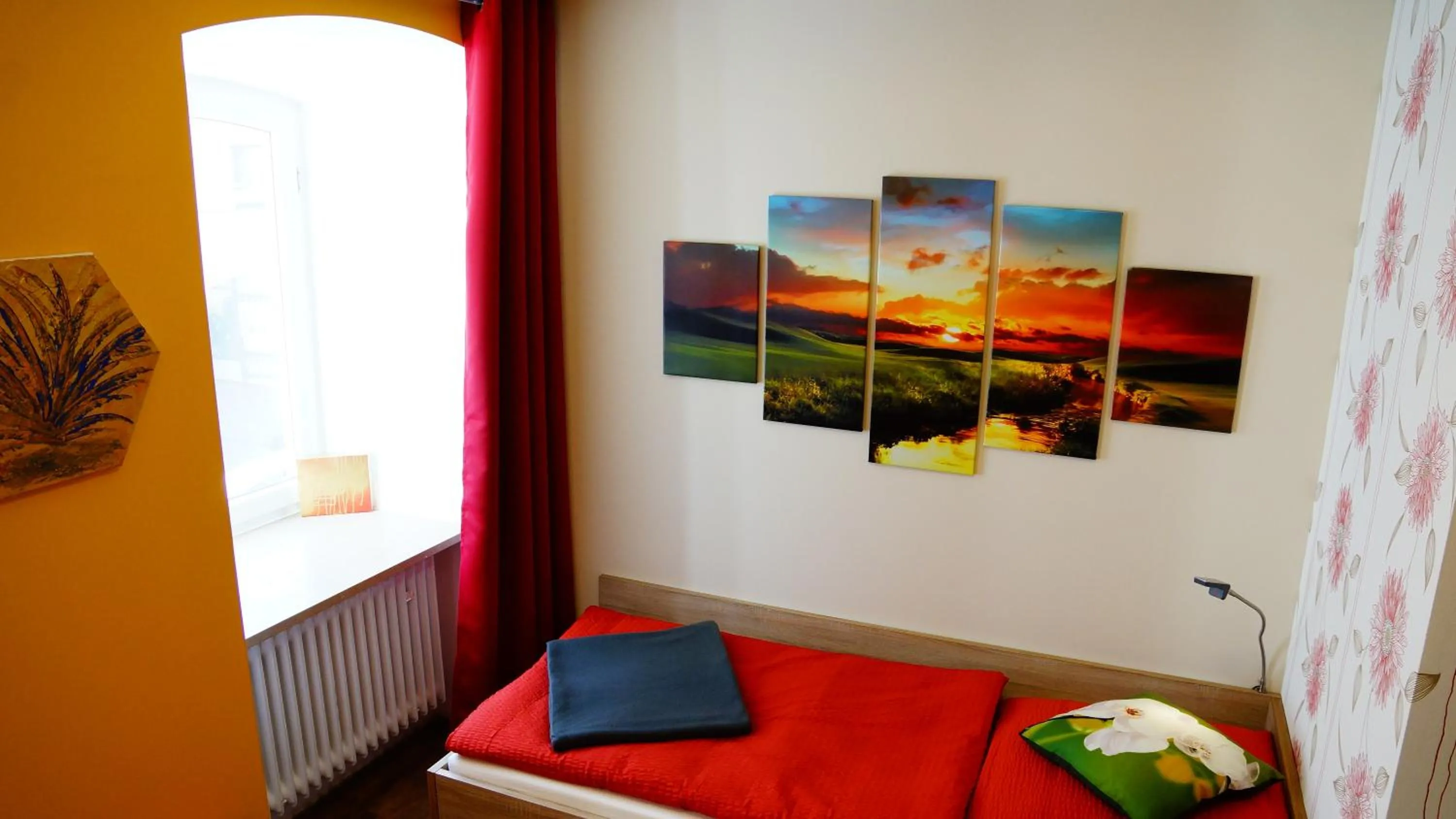 View (from property/room), Bed in Bavaria City Hostel - Design Hostel