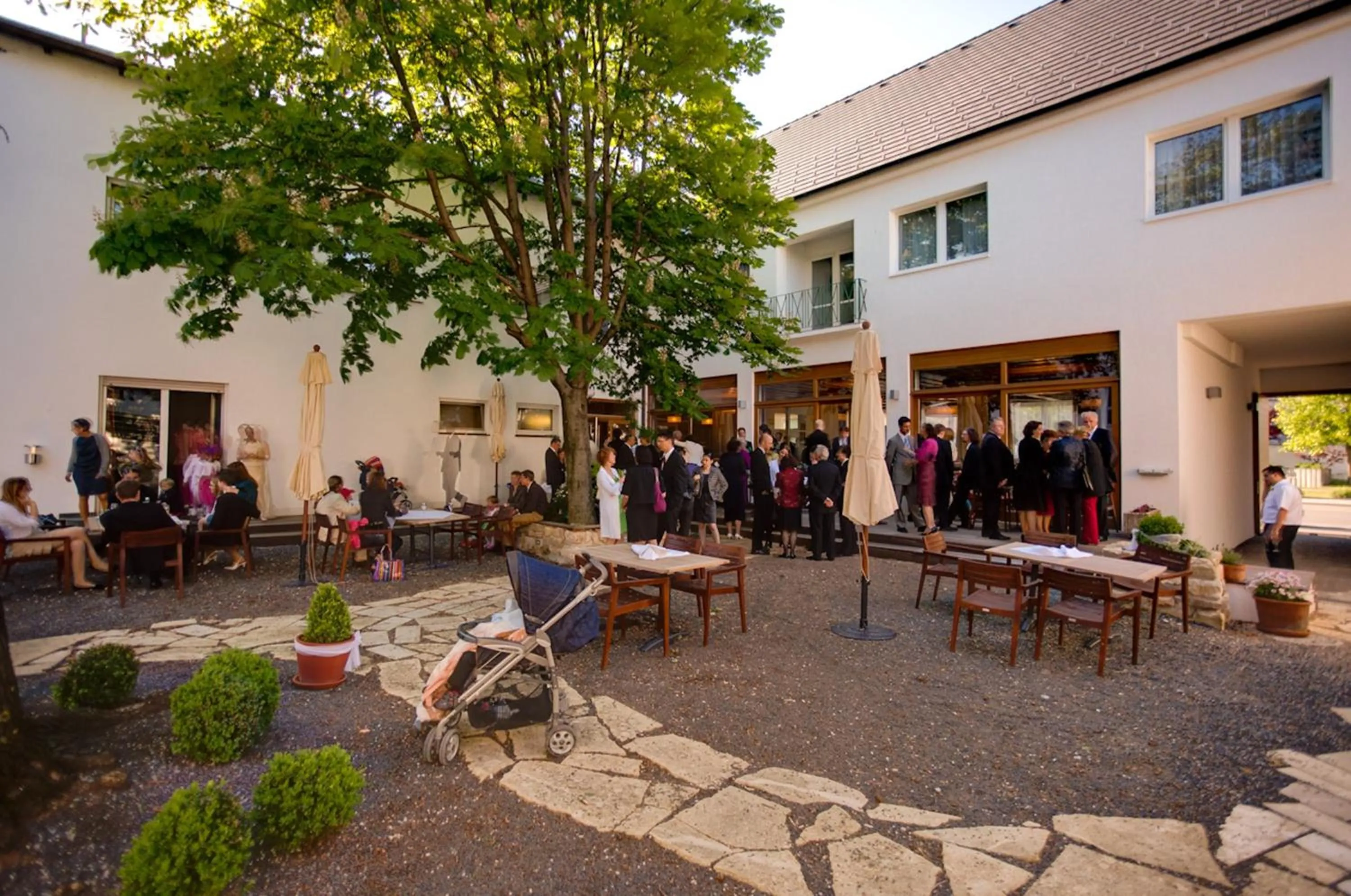 Garden in Hotel Zur Post