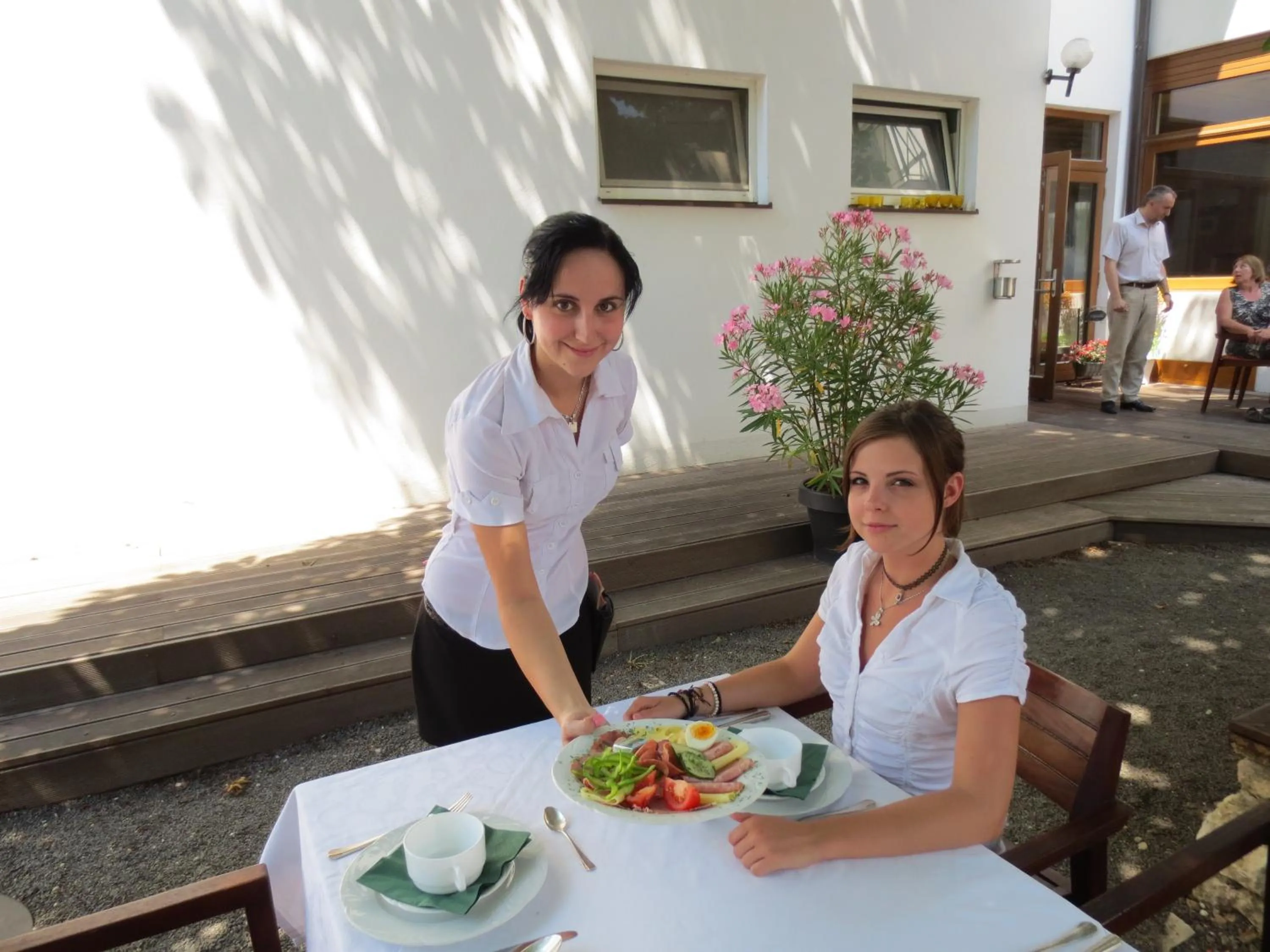 Garden in Hotel Zur Post