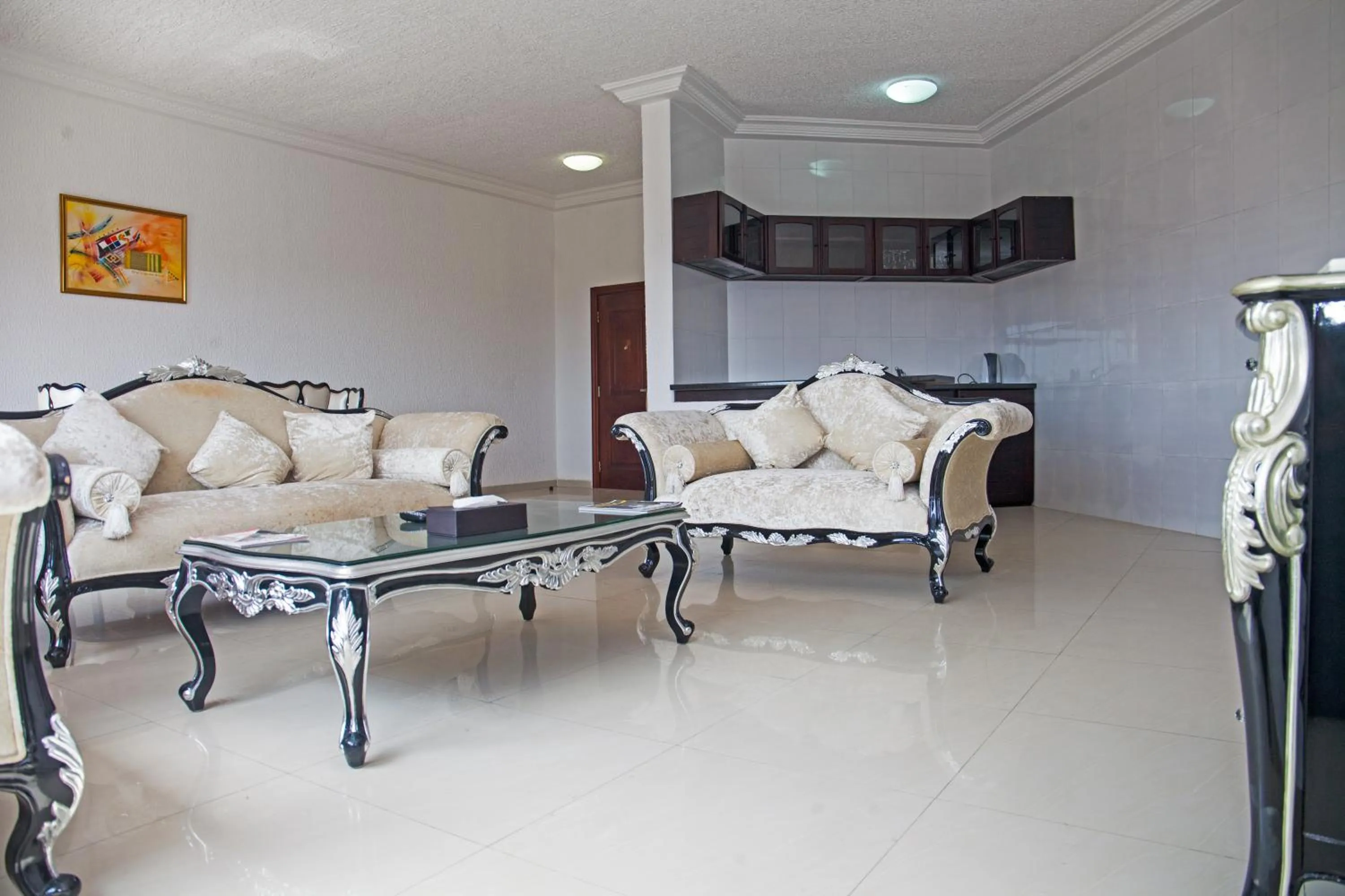 Living room in Millenium Popo Beach Hotel