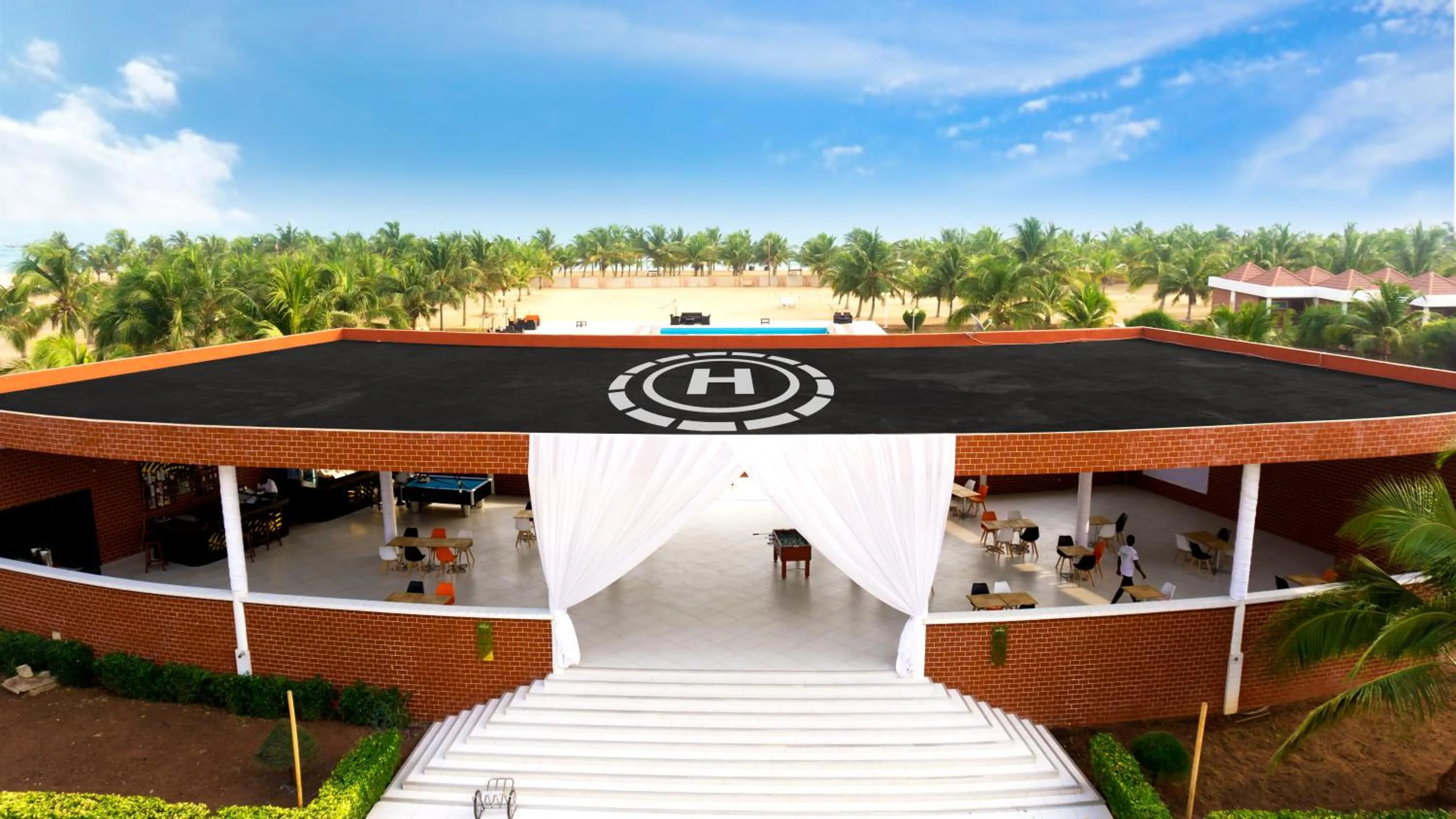 Property building in Millenium Popo Beach Hotel