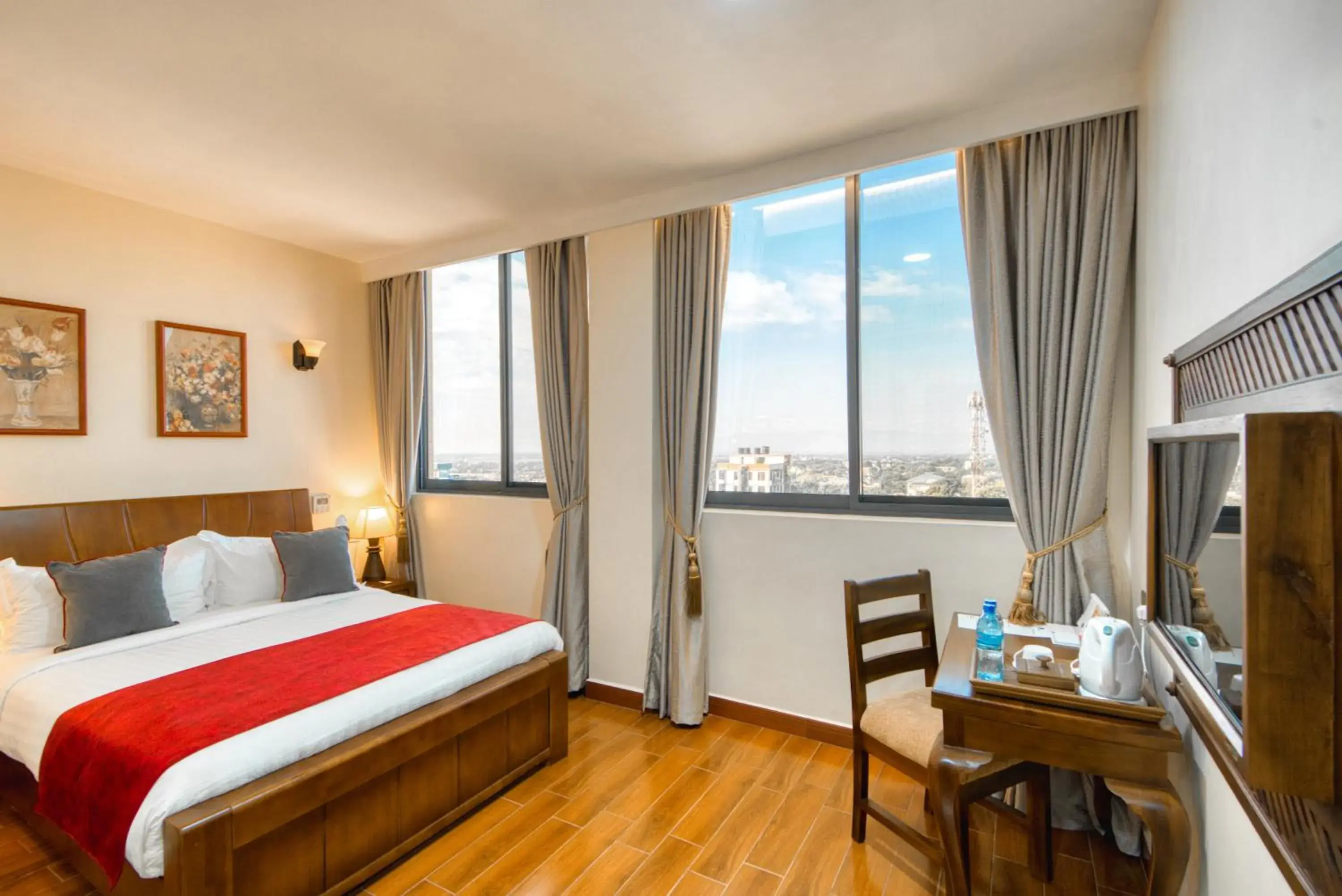 Bed in Kibo Palace Hotel Moshi Bed in Kibo Palace Hotel Moshi