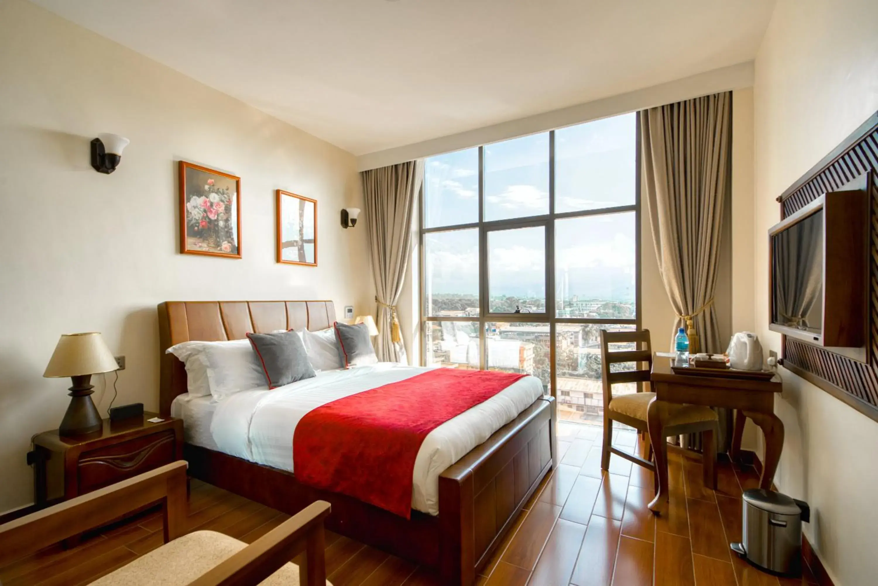 Bed in Kibo Palace Hotel Moshi Bed in Kibo Palace Hotel Moshi