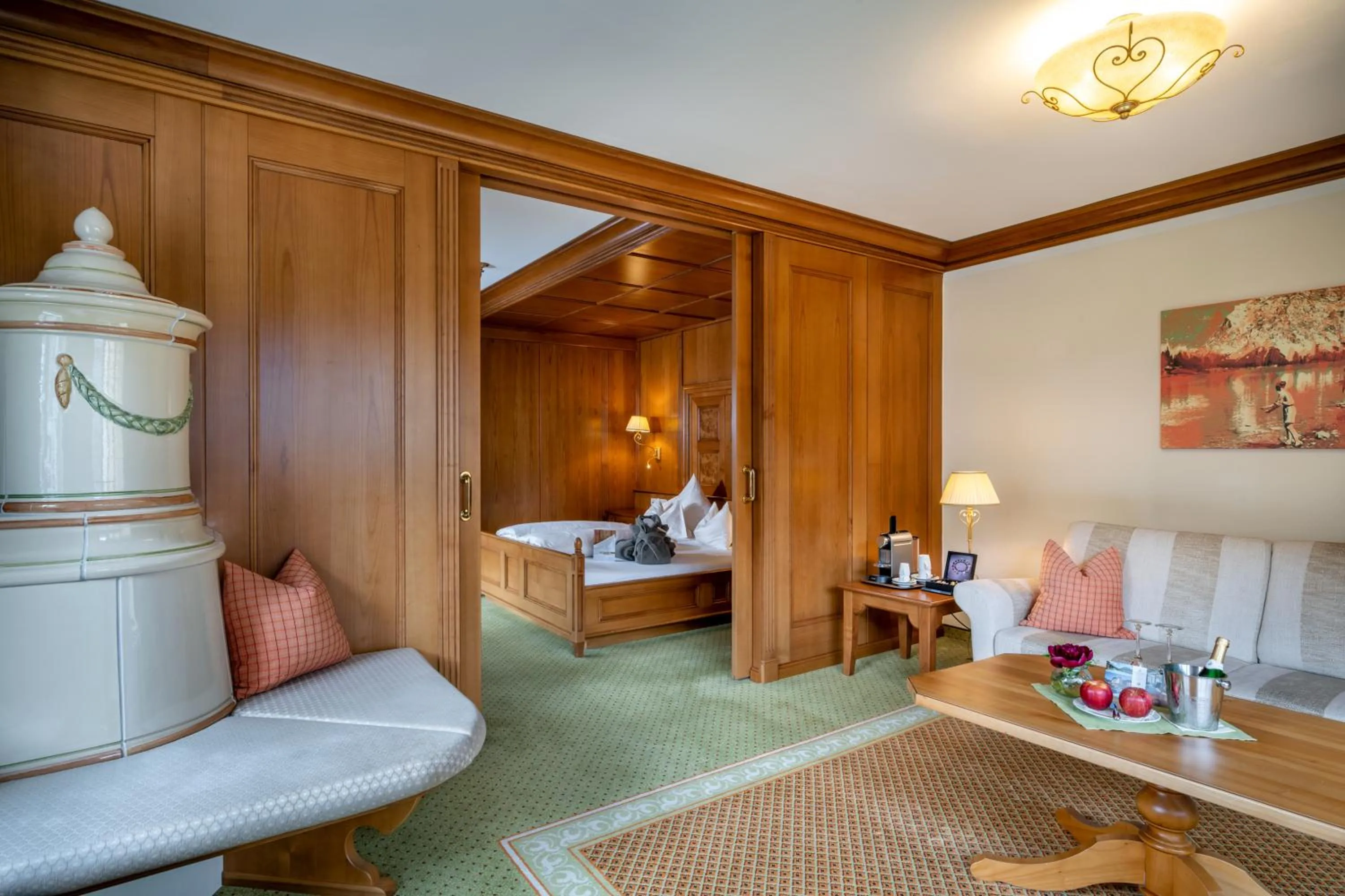 Living room in Hotel Post Lermoos