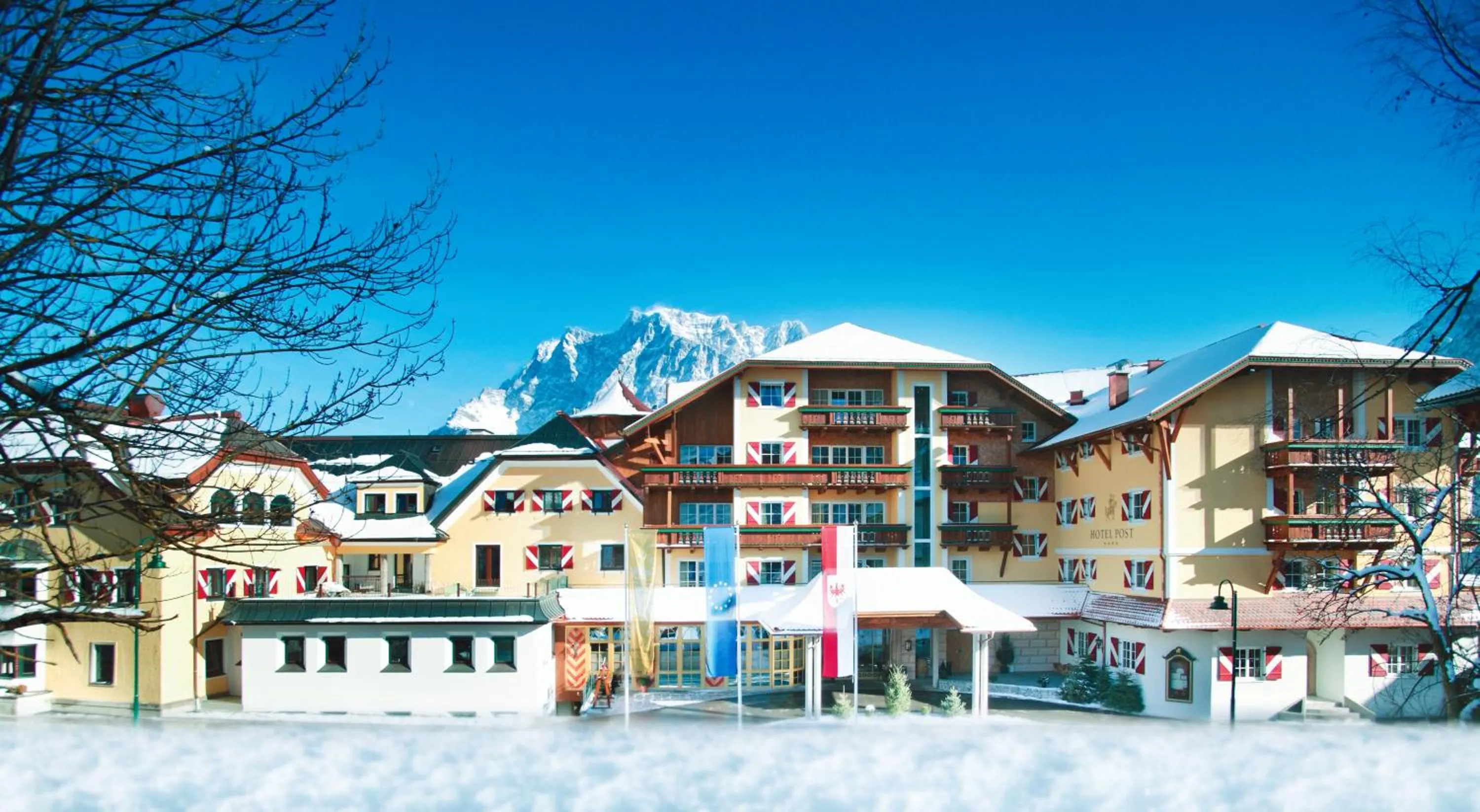 Property building in Hotel Post Lermoos