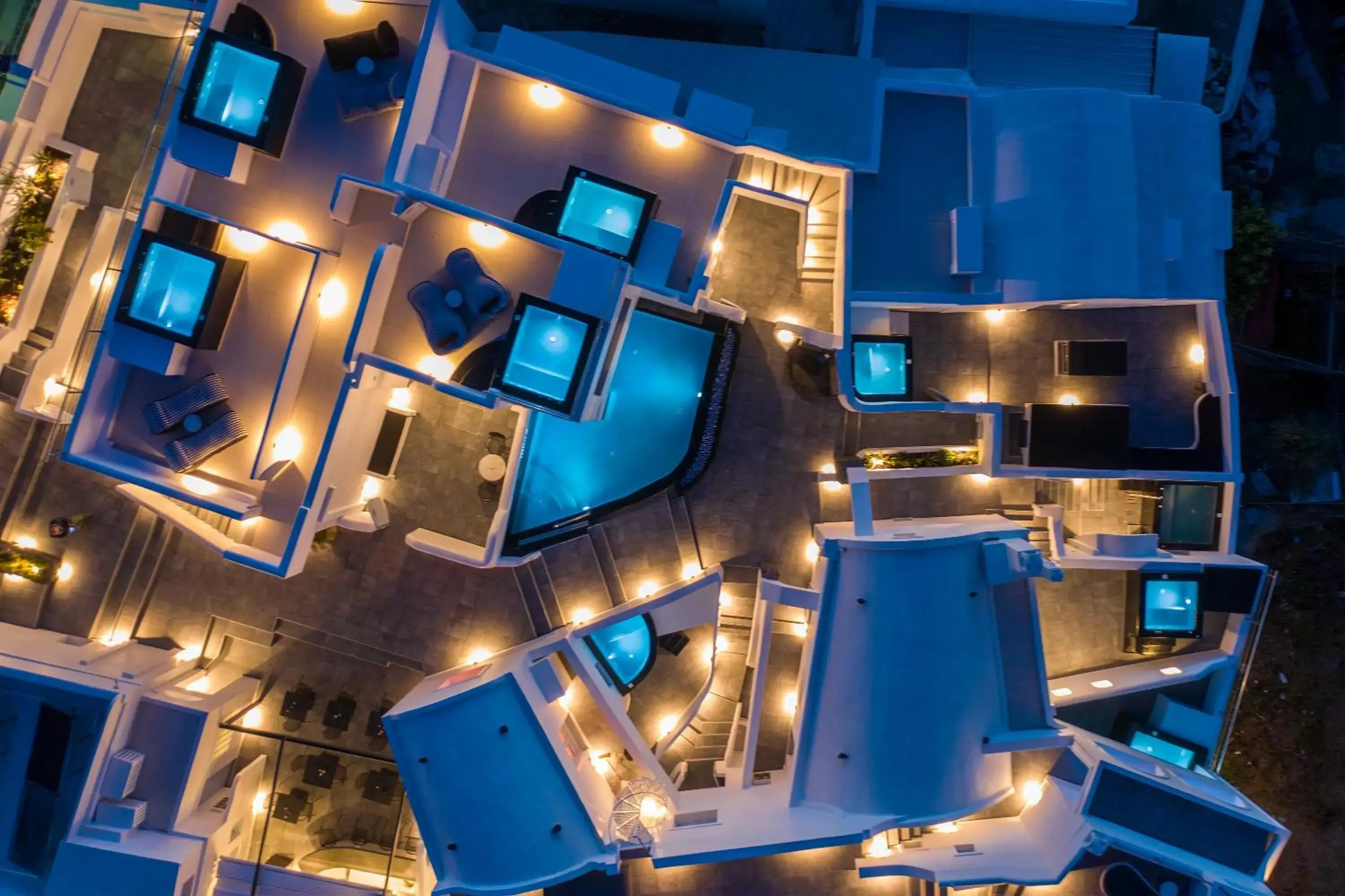 Bird's eye view in Sole d'oro Luxury Suites Bird's eye view in Sole d'oro Luxury Suites