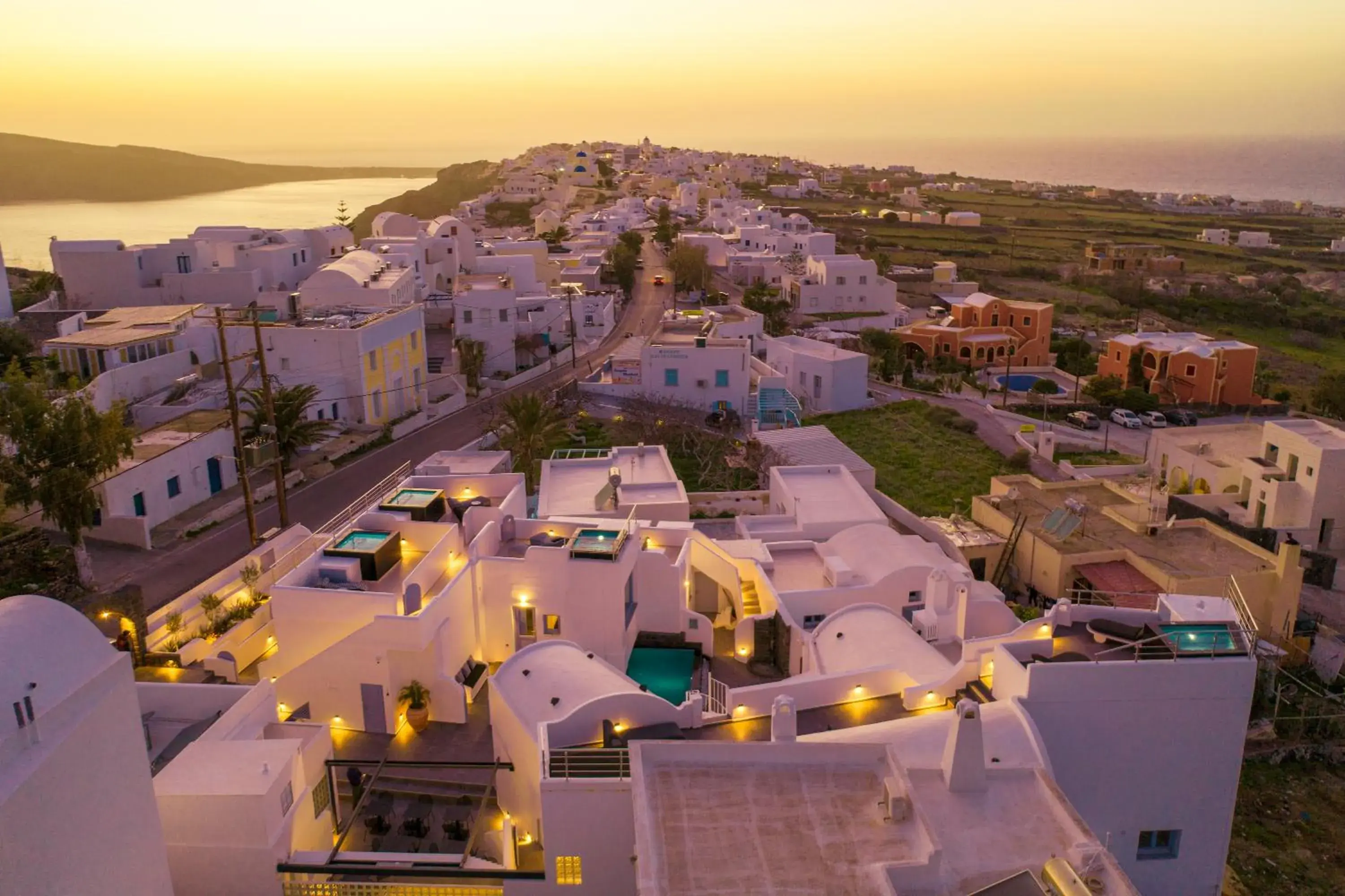 City view in Sole d'oro Luxury Suites City view in Sole d'oro Luxury Suites