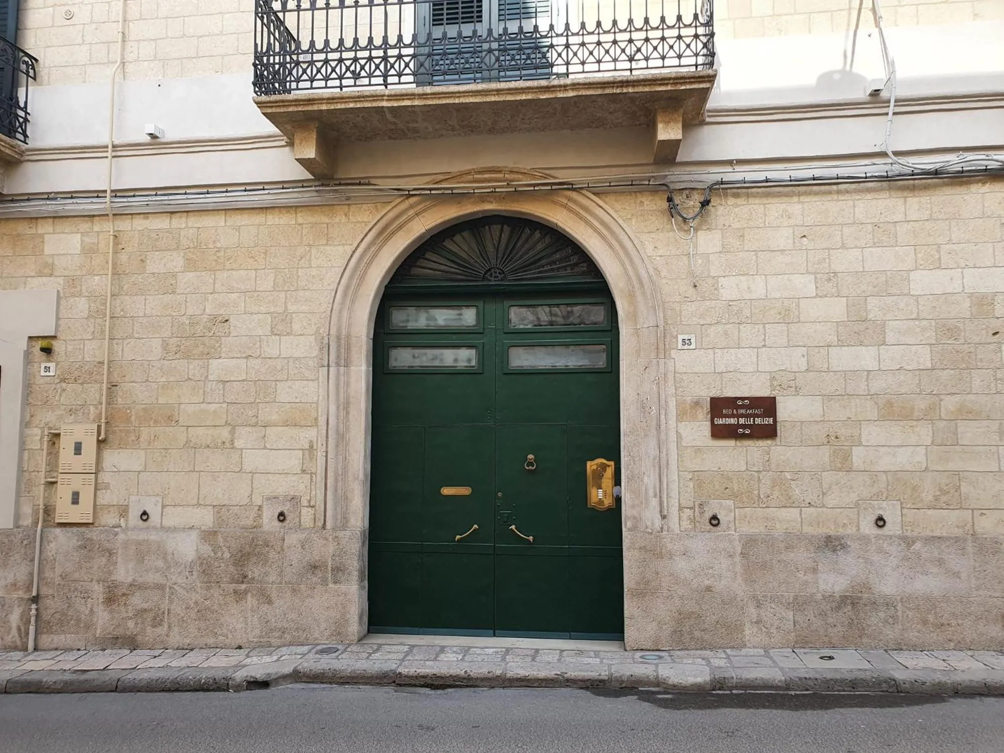 Facade/entrance in B&B Giardino delle Delizie