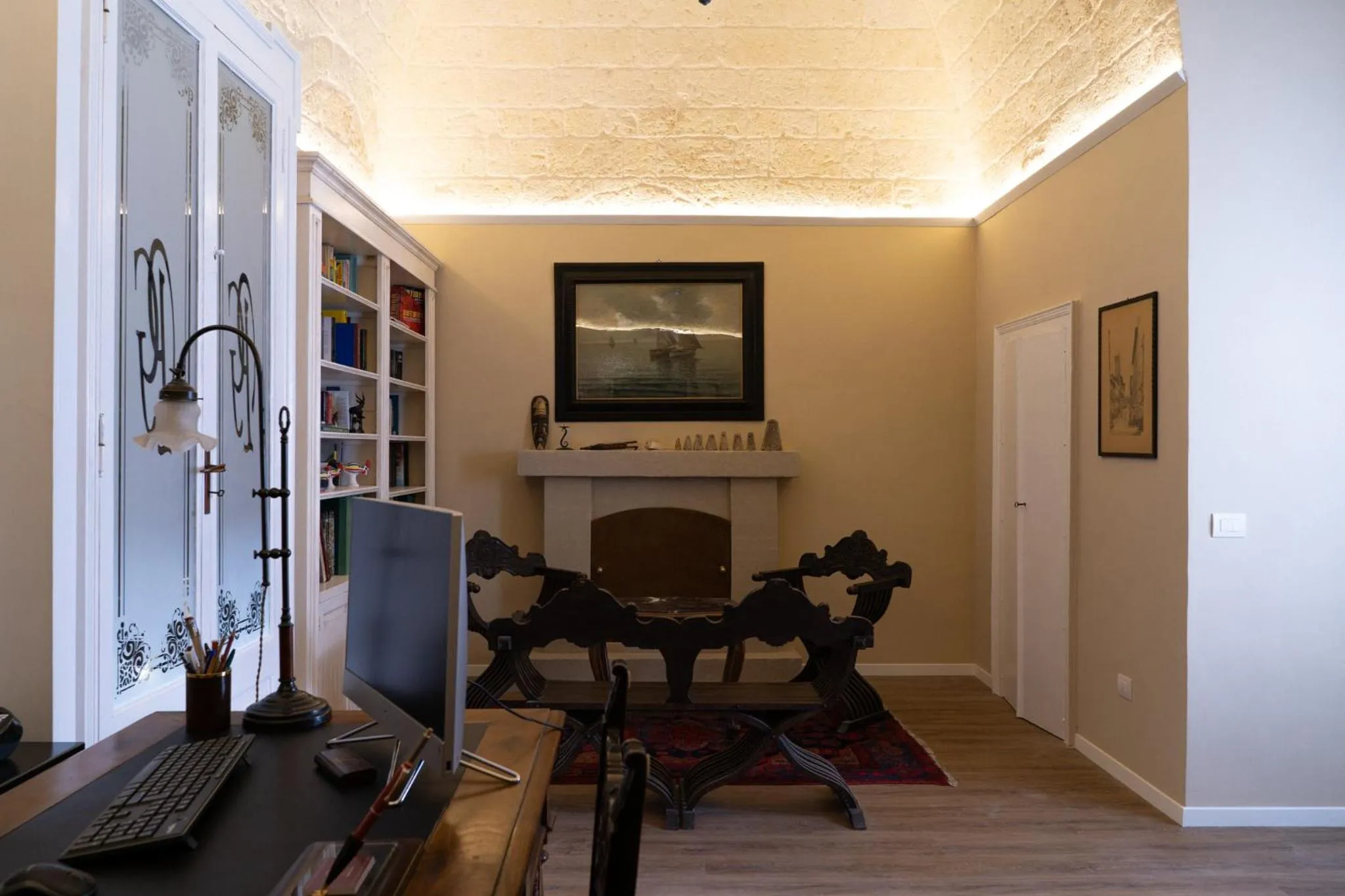 Lobby or reception in B&B Giardino delle Delizie