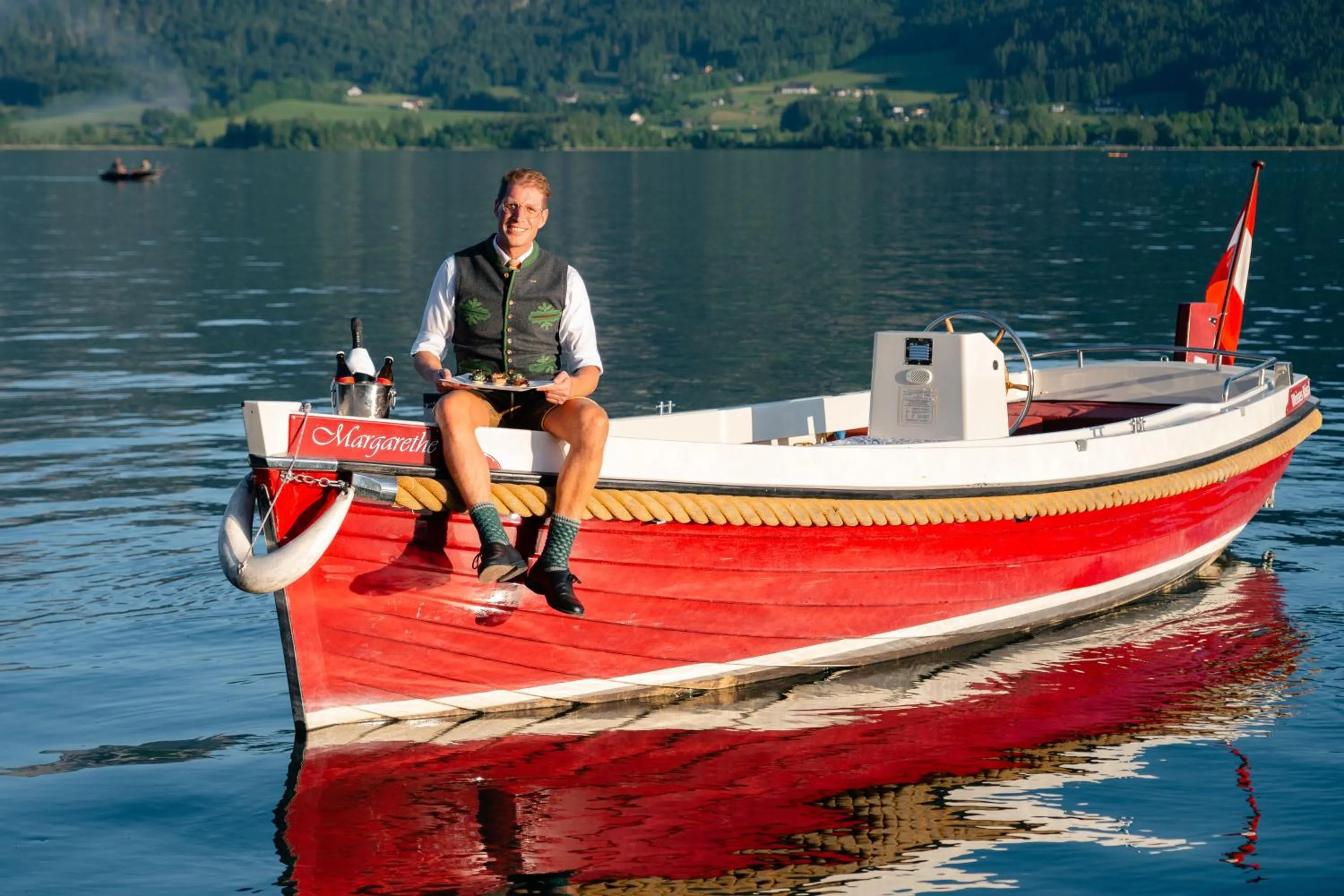 Lake view in Romantik Hotel Im Weissen Rössl am Wolfgangsee