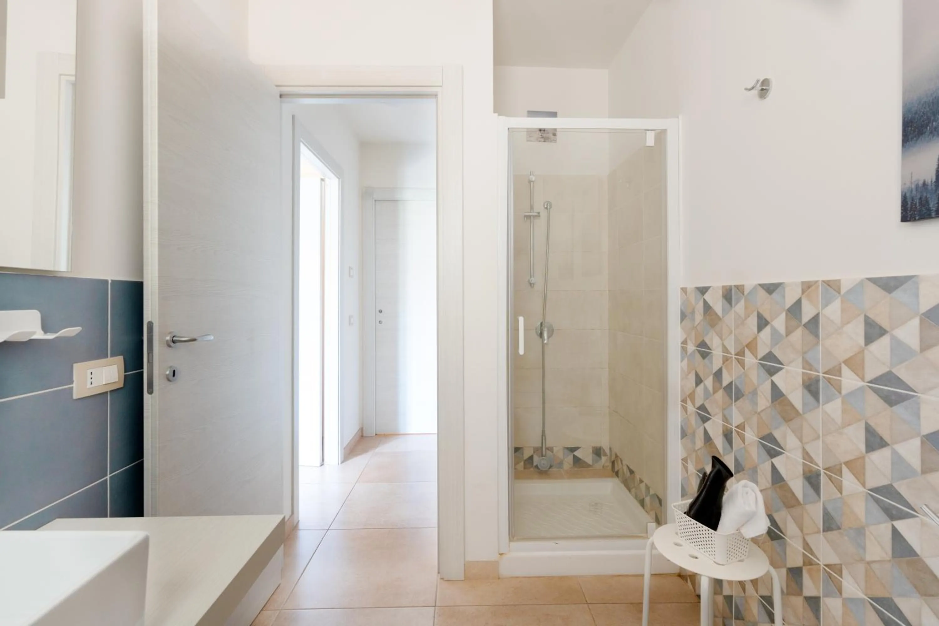 Shower in B&B Ruota di Carretto