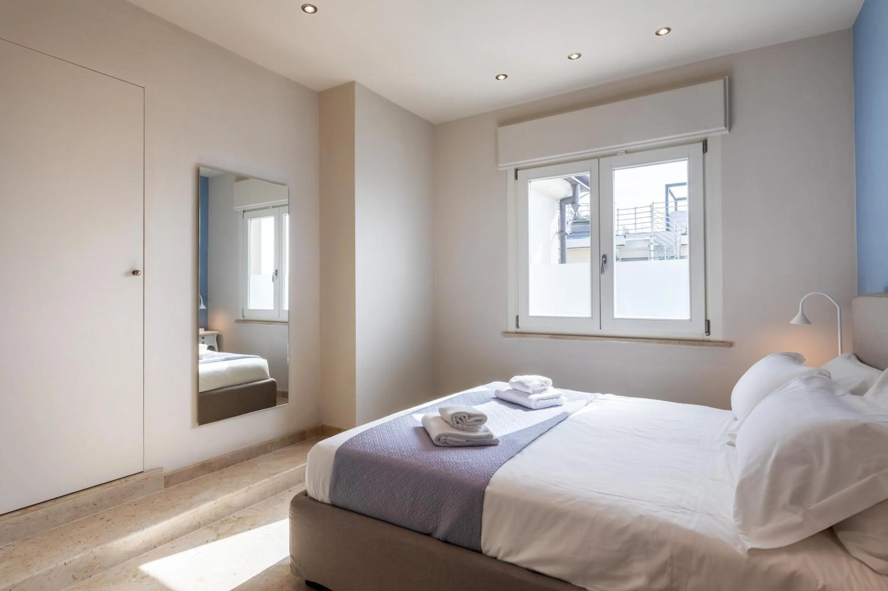 Bed in Viareggio Suite - Sea view apartment