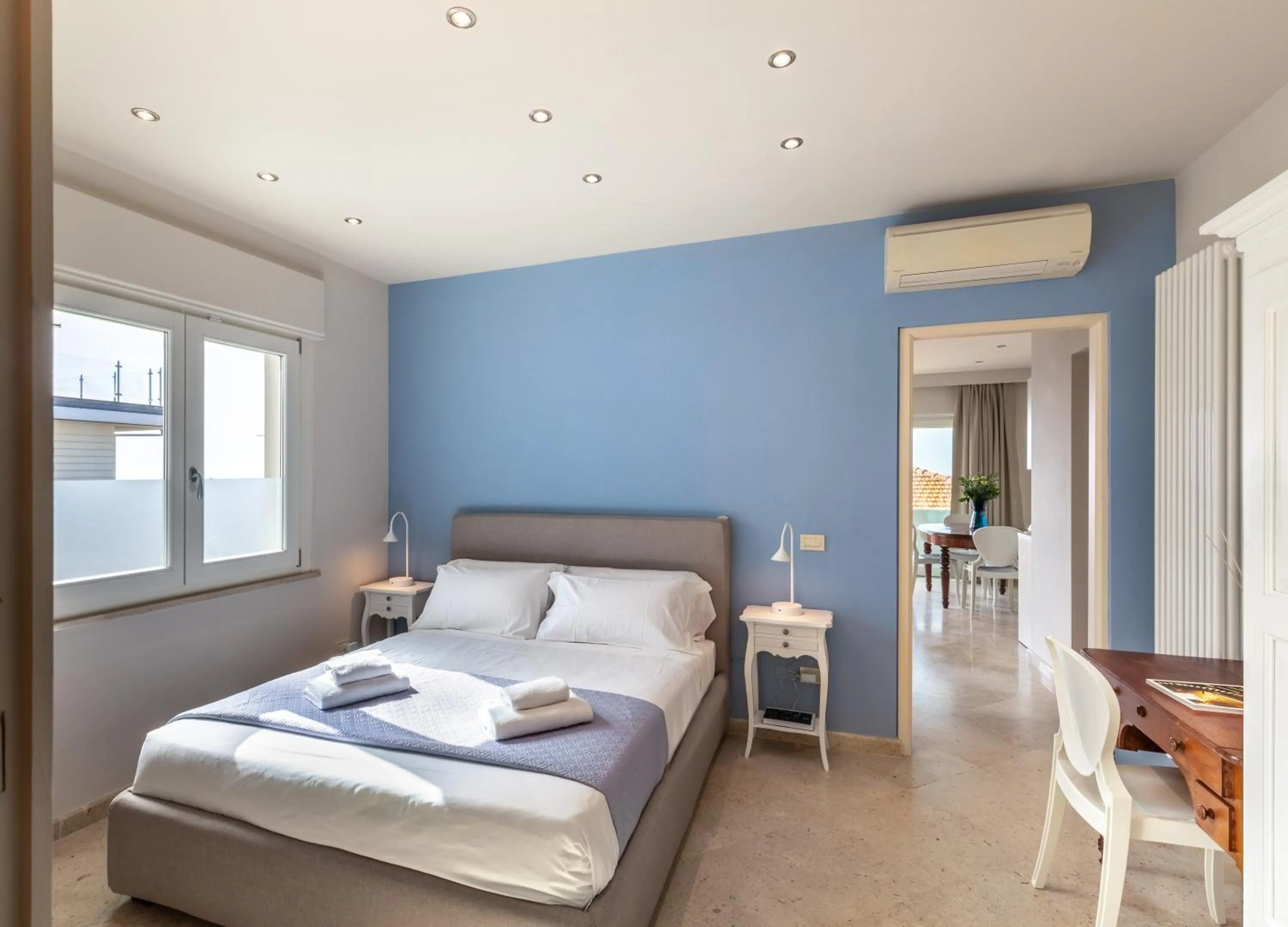 Bed in Viareggio Suite - Sea view apartment