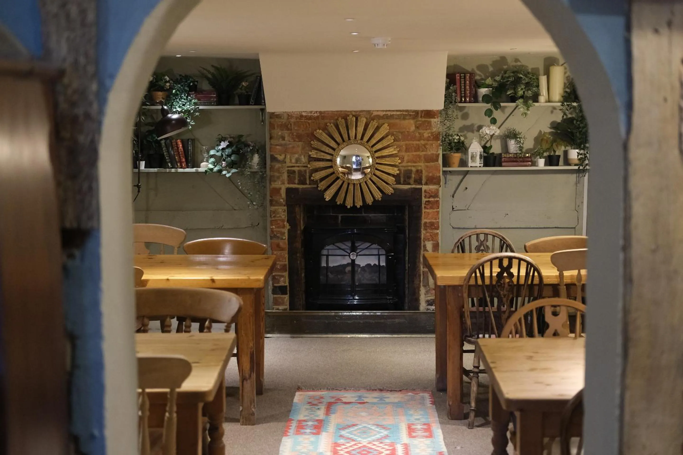 Dining area in The Crown Inn Dial Post