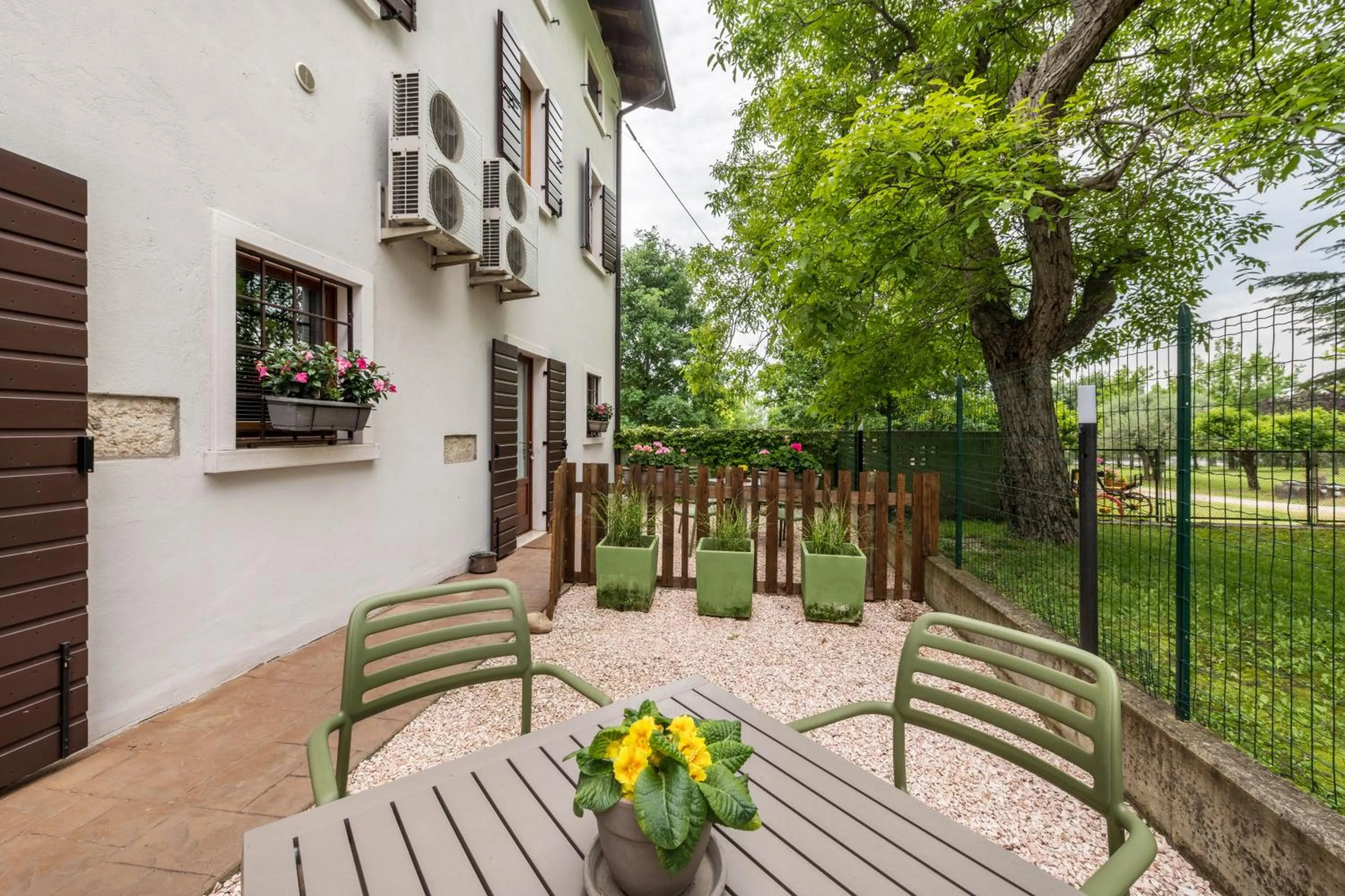Garden in AGRITURISMO COLOMBARE TEBOI
