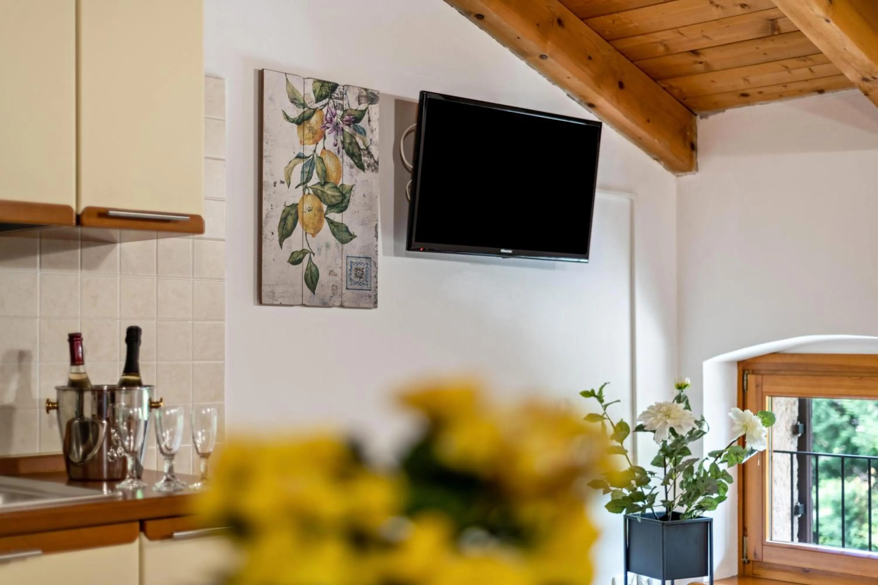 Living room in AGRITURISMO COLOMBARE TEBOI