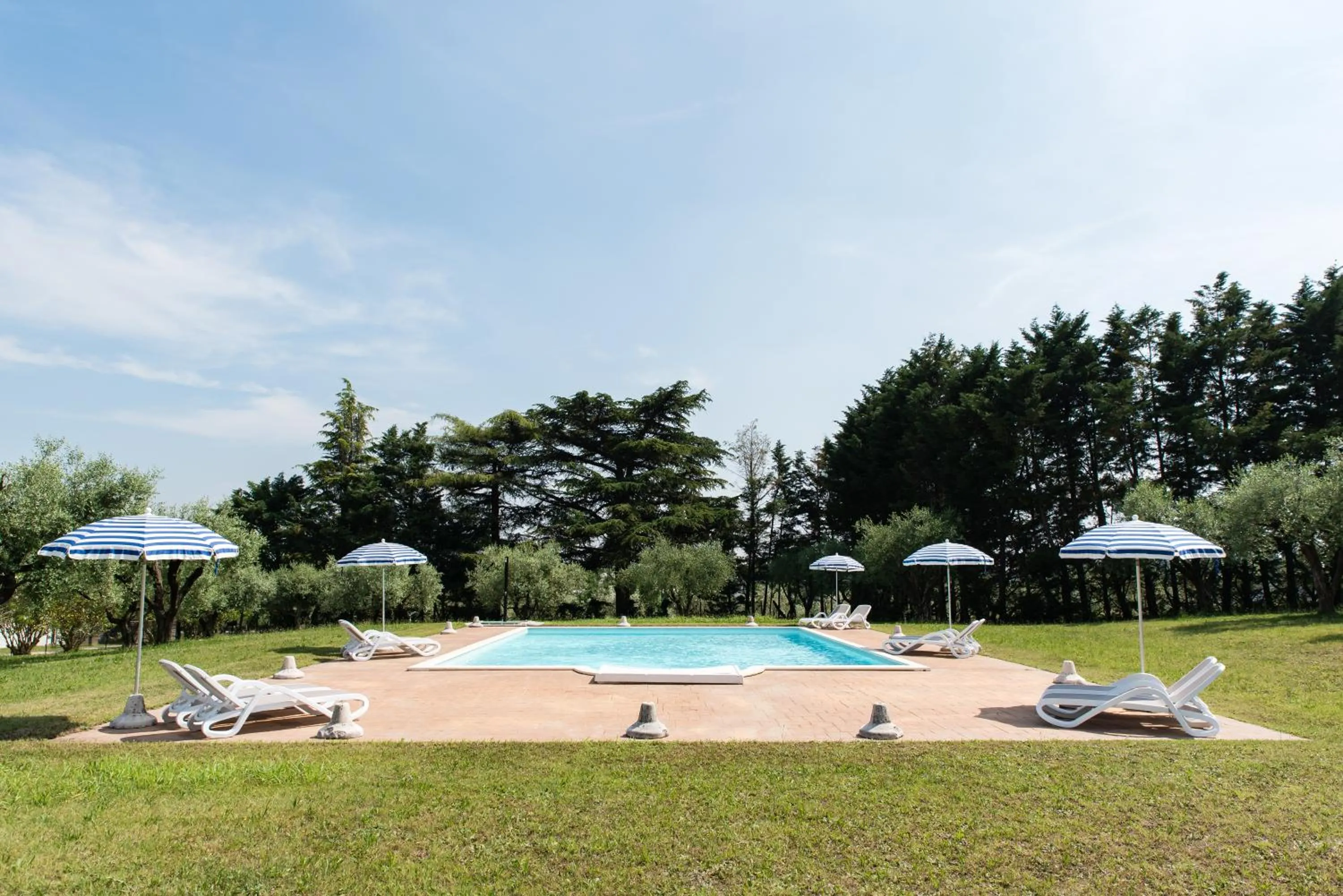 Swimming pool in AGRITURISMO COLOMBARE TEBOI