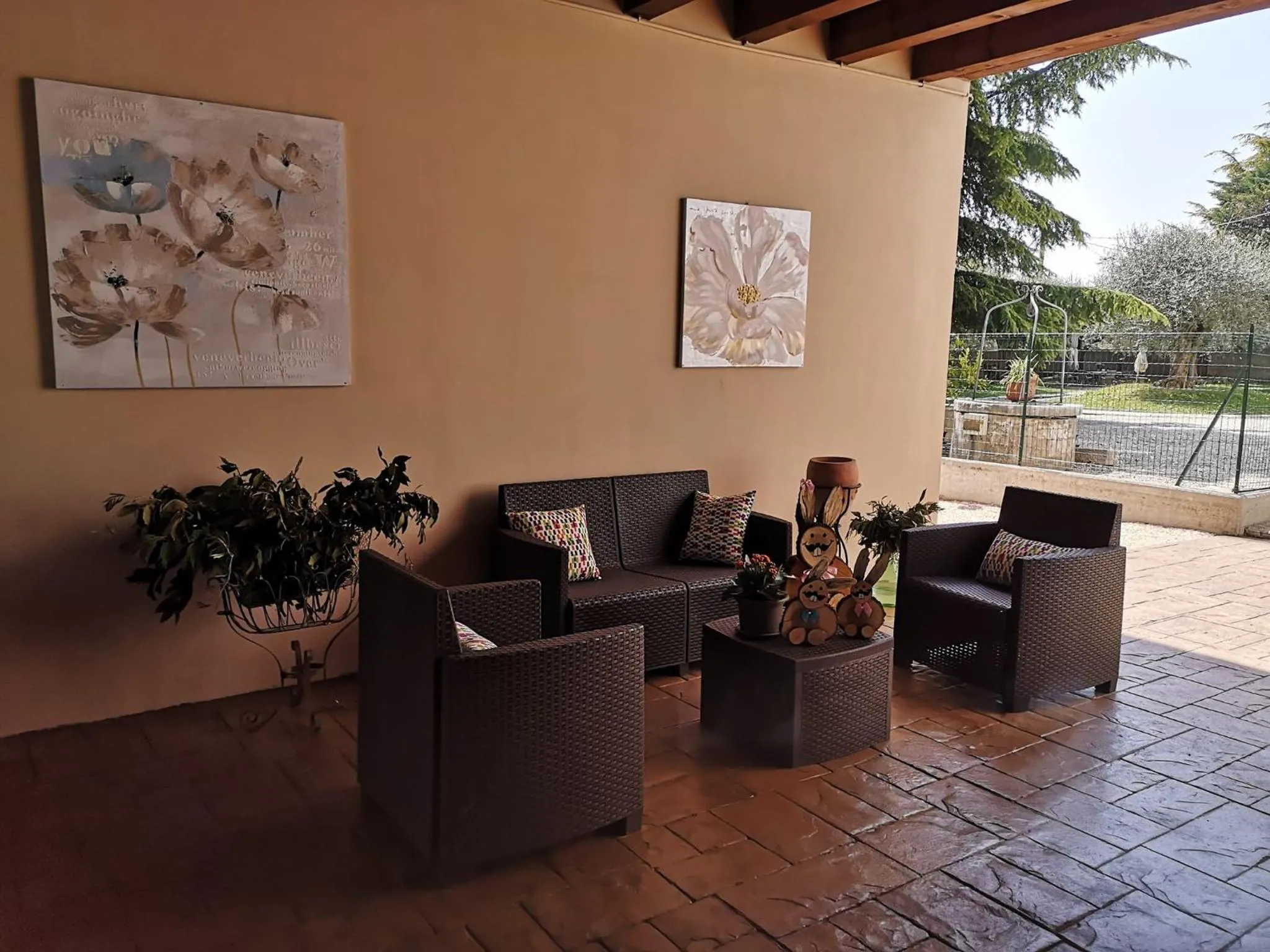 Balcony/Terrace in AGRITURISMO COLOMBARE TEBOI