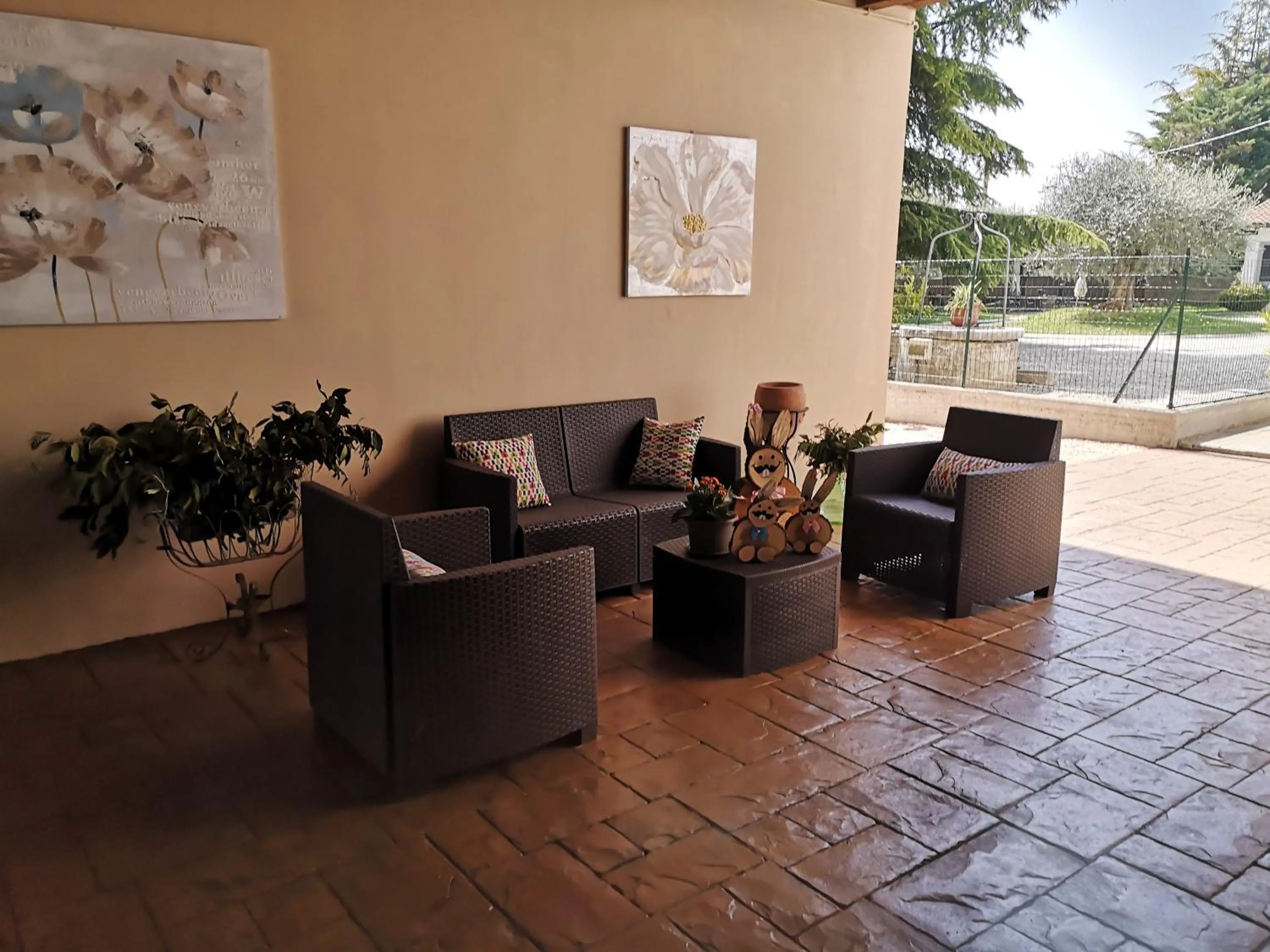 Patio in AGRITURISMO COLOMBARE TEBOI