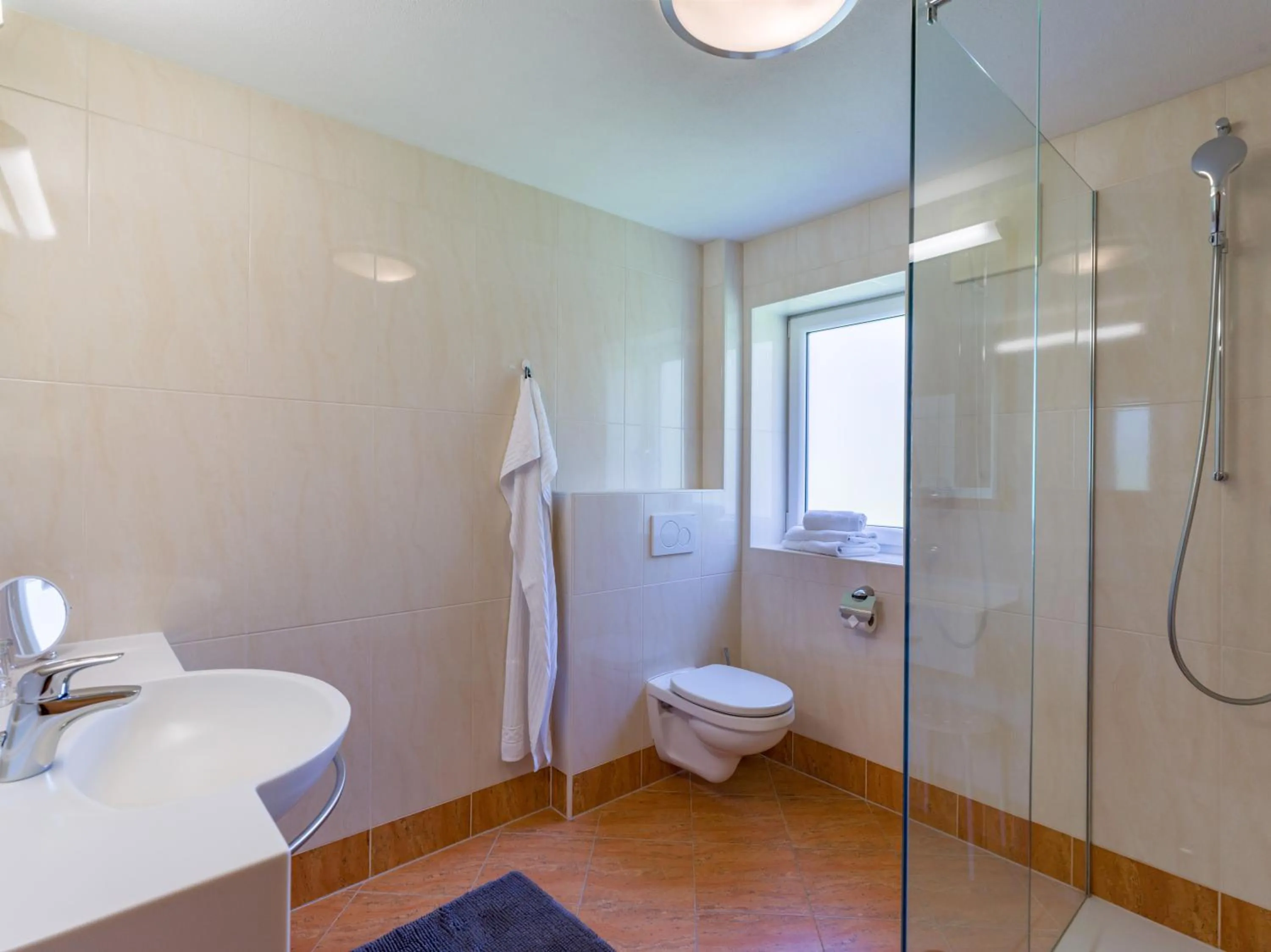 Shower in Hotel Alpenpanorama