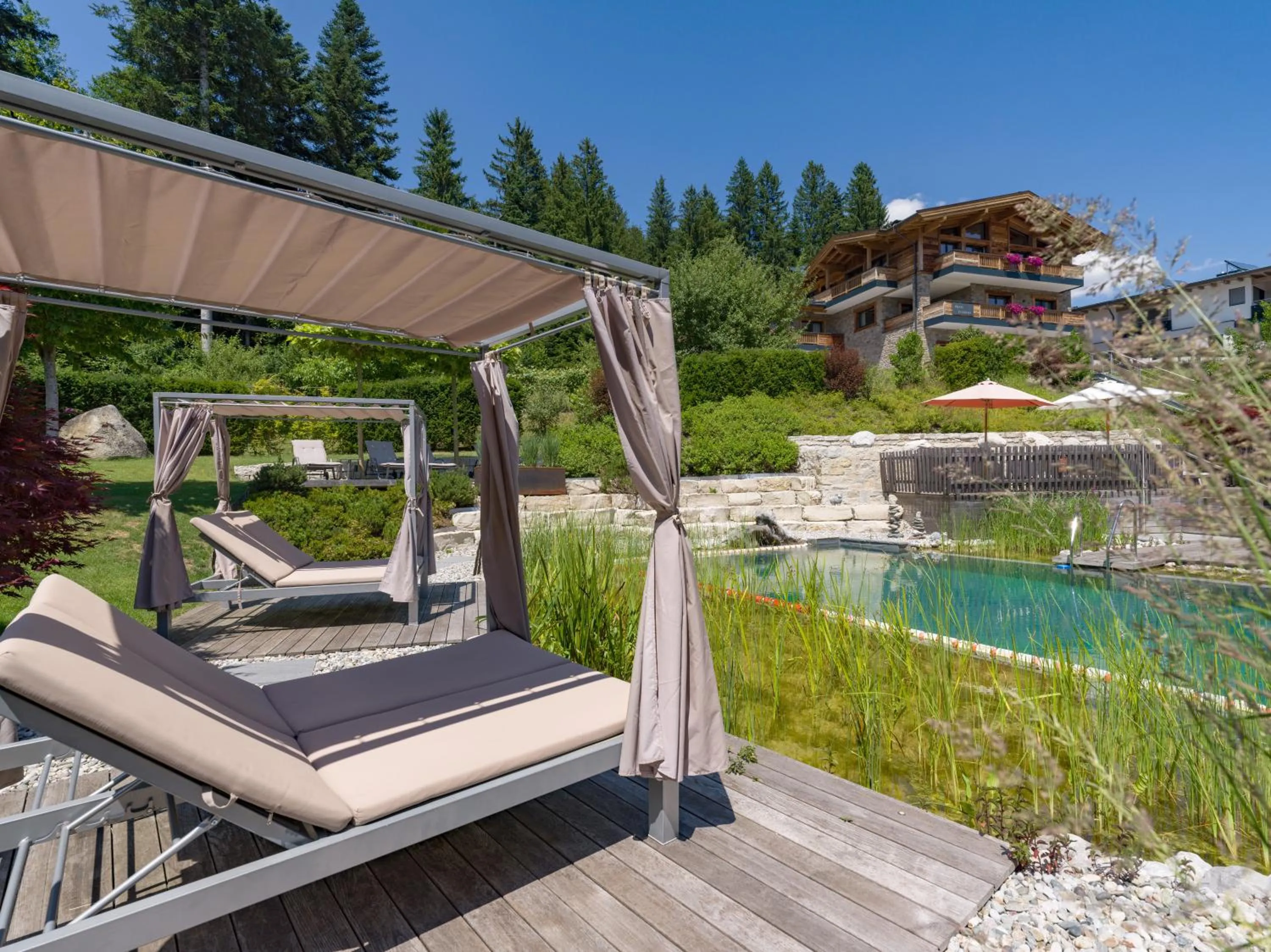 Swimming pool in Hotel Alpenpanorama