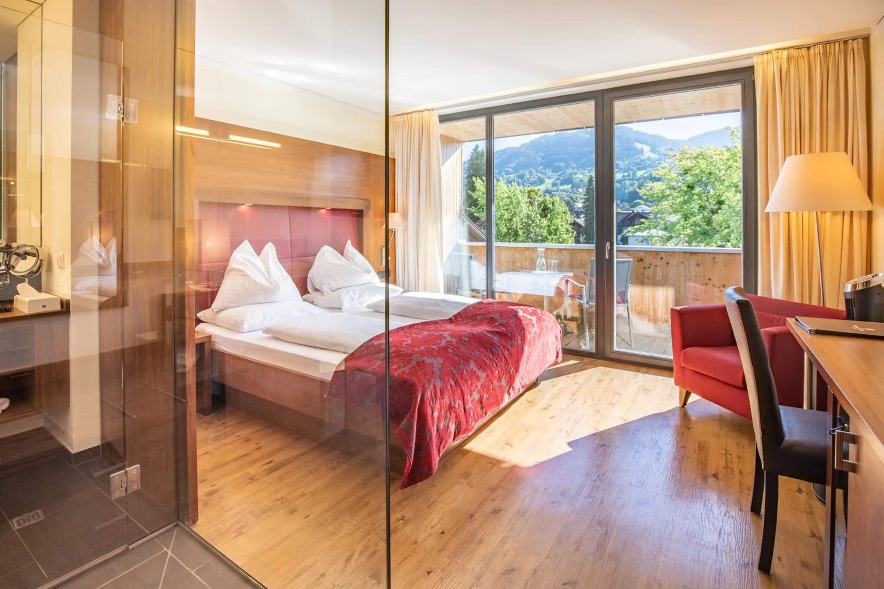 Photo of the whole room, Bed in Sonne 1806 - Hotel am Campus Dornbirn