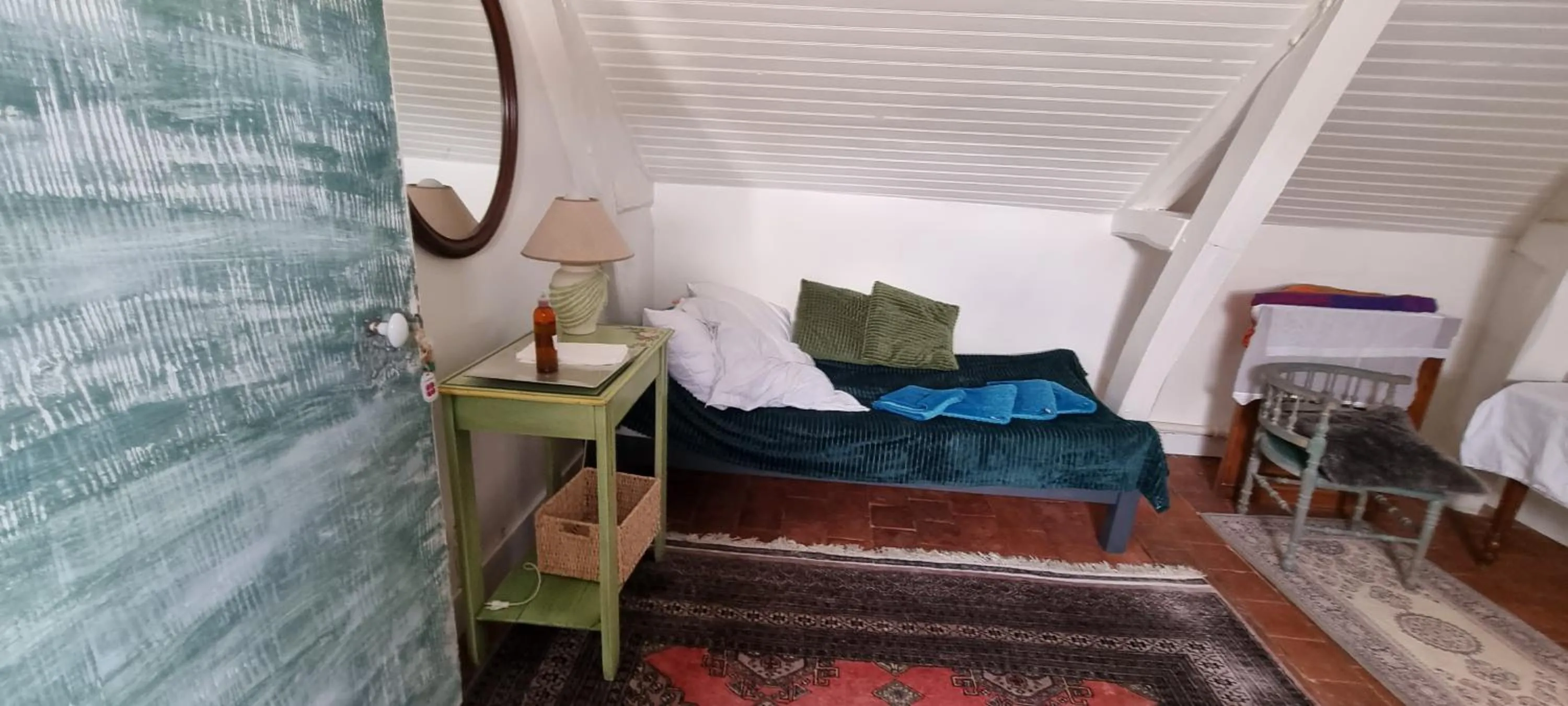 Living room, Bed in Chambre d'Hôtes Les Jardins de Marie, SCI Charles III