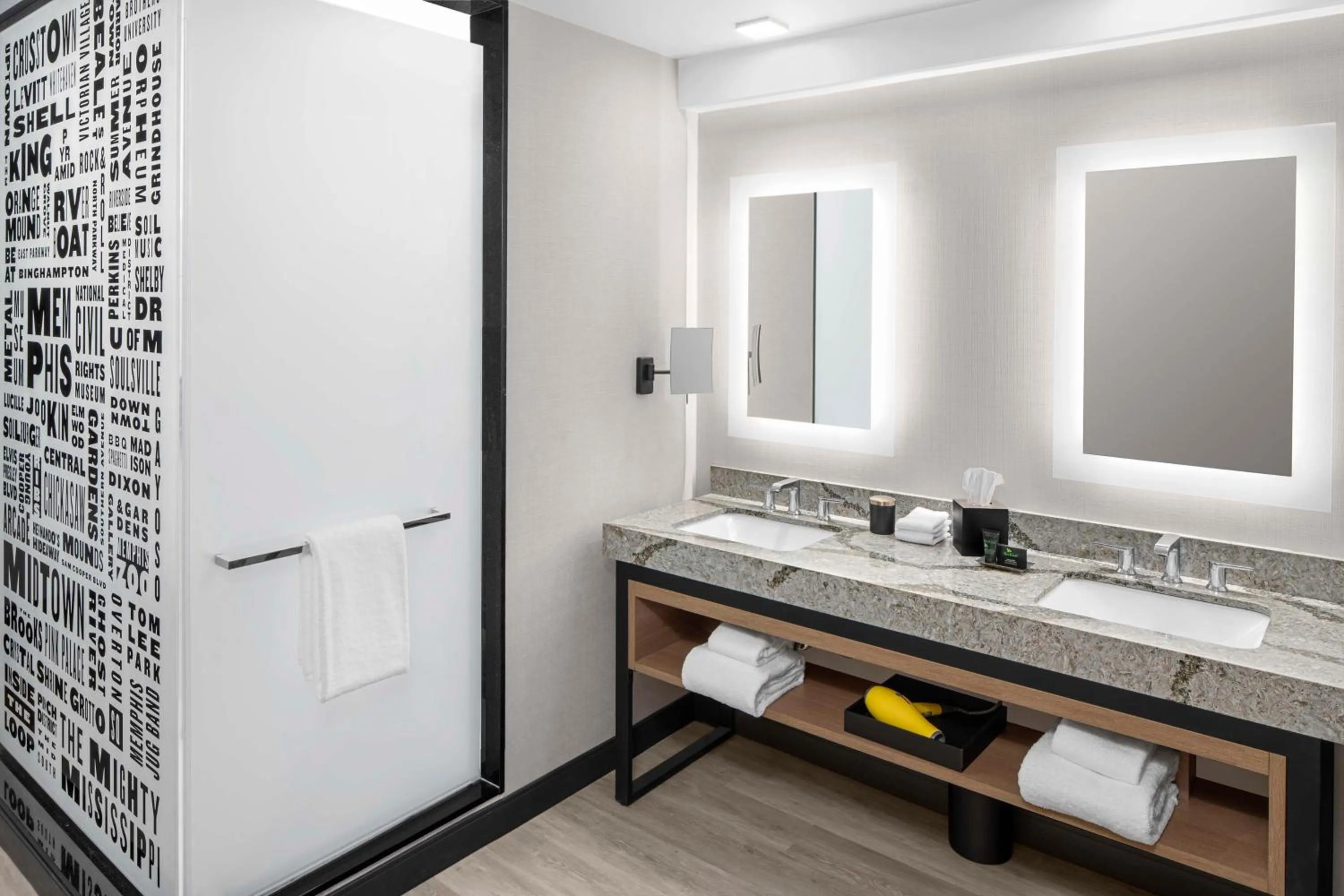 Shower in Hyatt Centric Beale Street Memphis