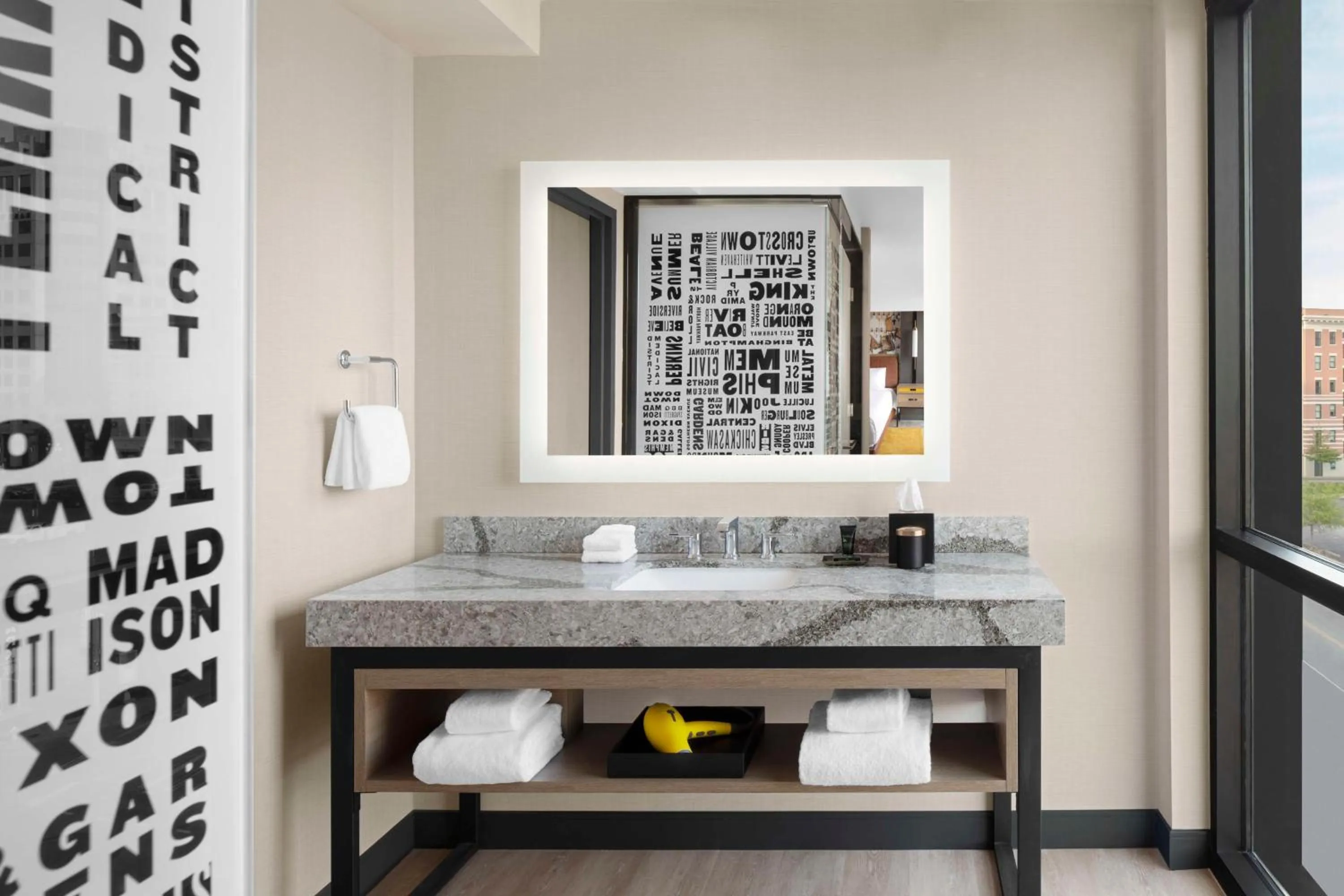 Bathroom in Hyatt Centric Beale Street Memphis