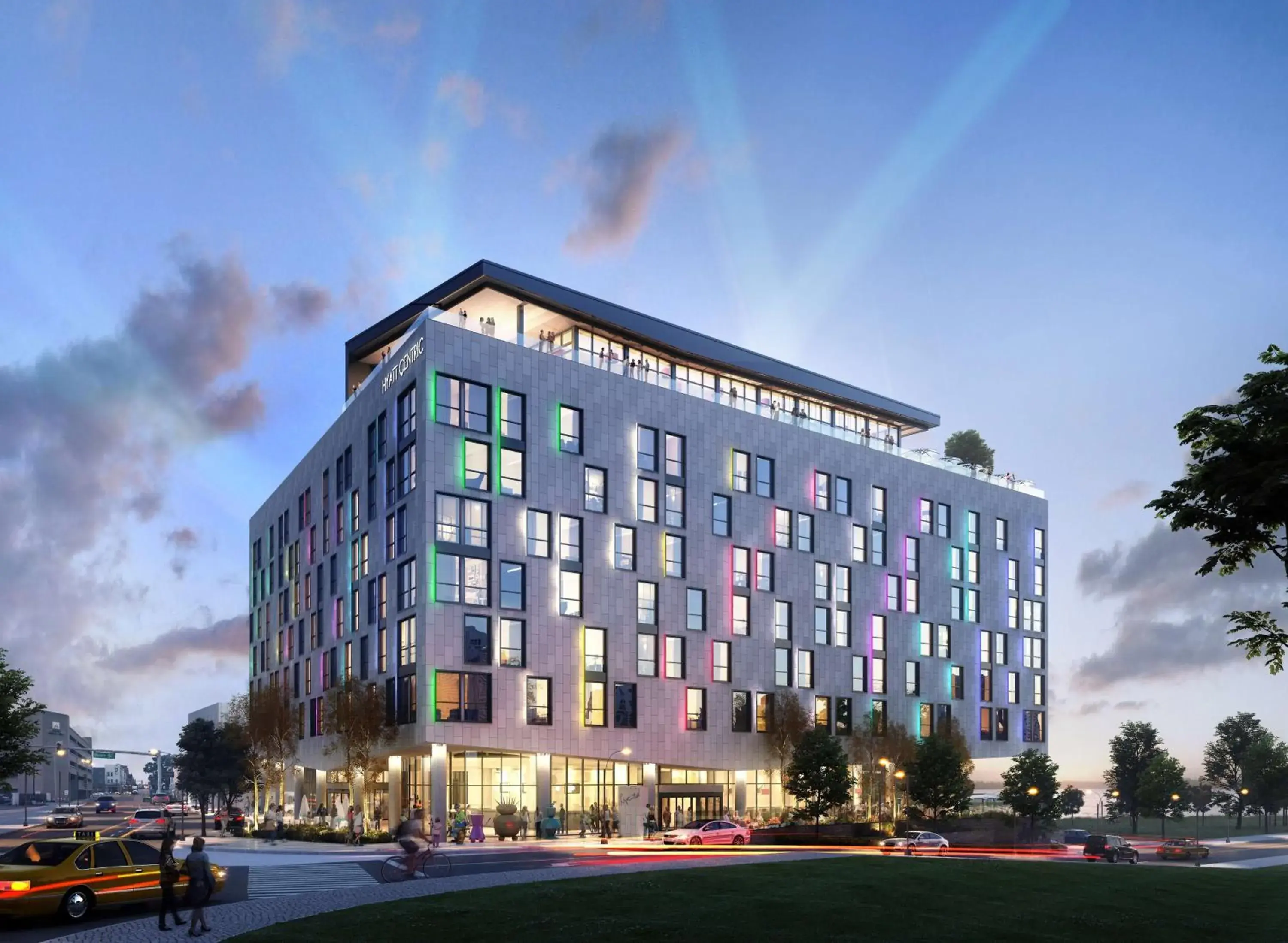 Property building in Hyatt Centric Beale Street Memphis Property building in Hyatt Centric Beale Street Memphis