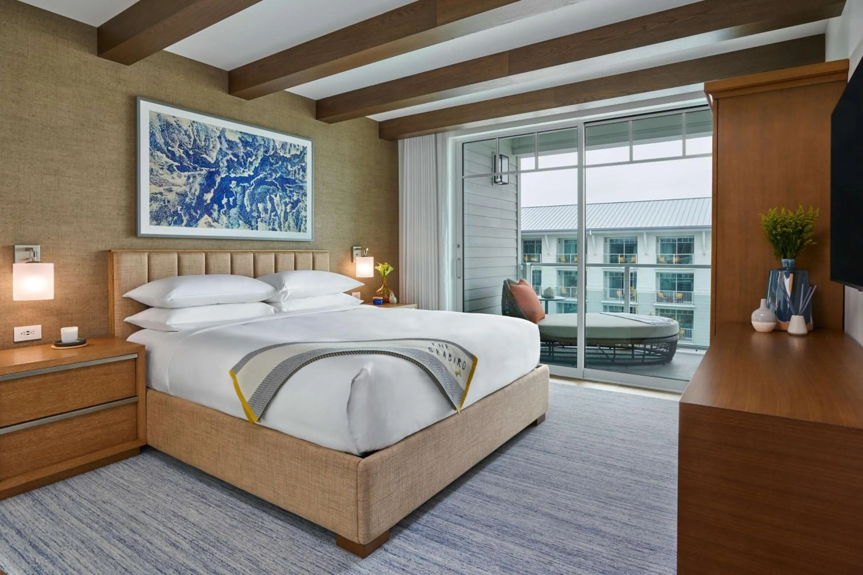 Photo of the whole room, Bed in The Seabird Ocean Resort & Spa, Part of Destination Hotel by Hyatt
