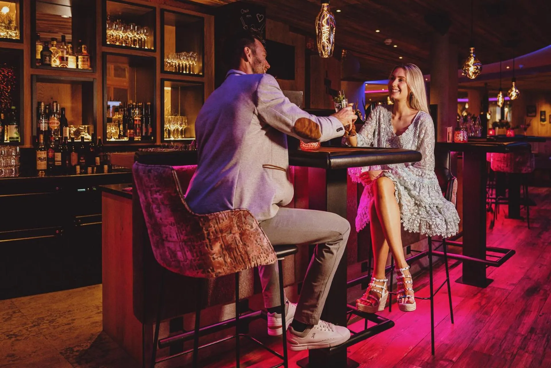 Lounge or bar in Superior Sport und Familienresort Alpenblick