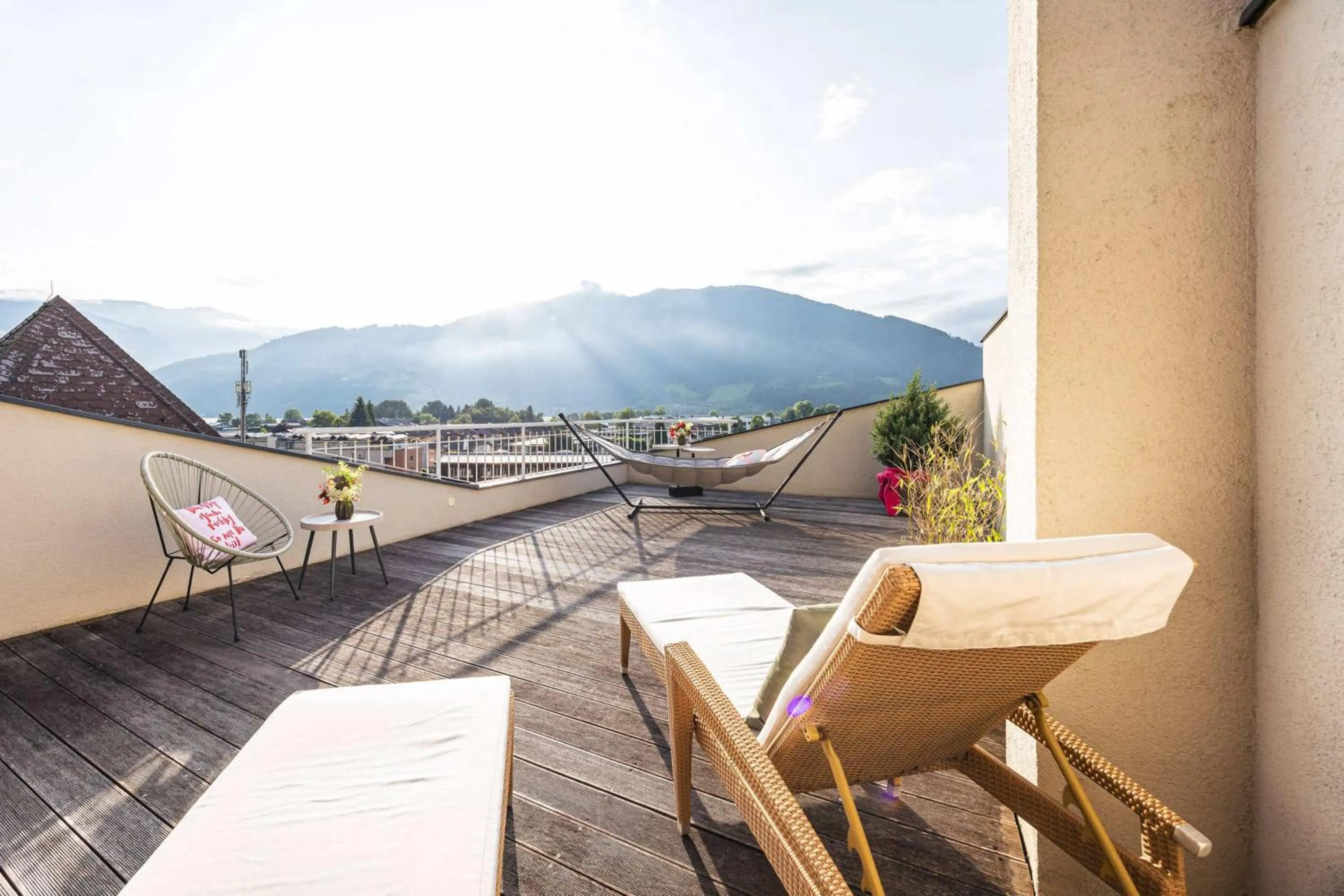 Balcony/Terrace in Superior Sport und Familienresort Alpenblick