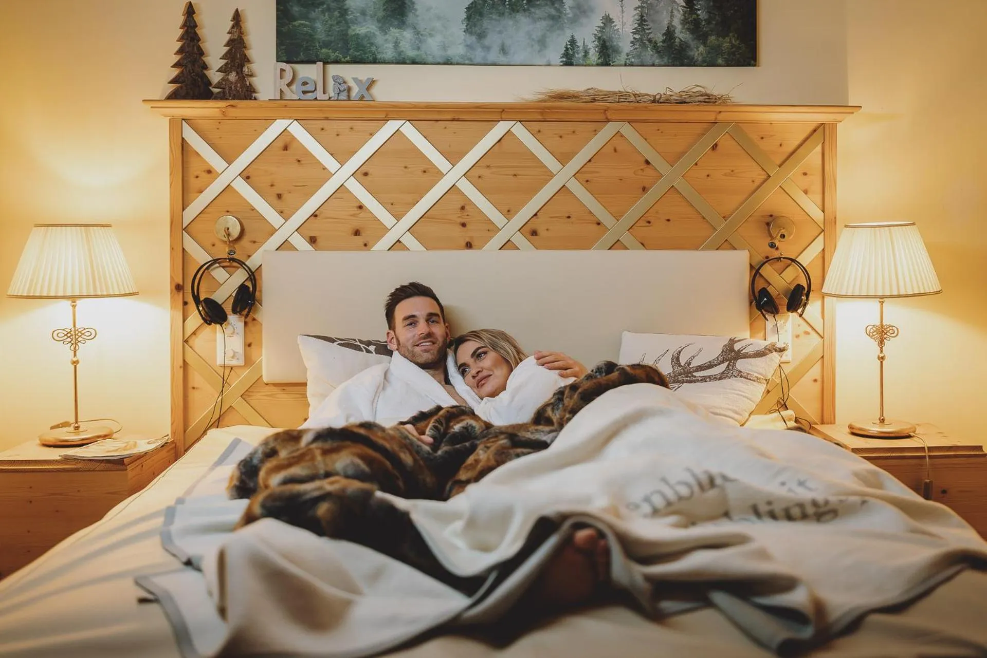 Spa and wellness centre/facilities, Bed in Superior Sport und Familienresort Alpenblick