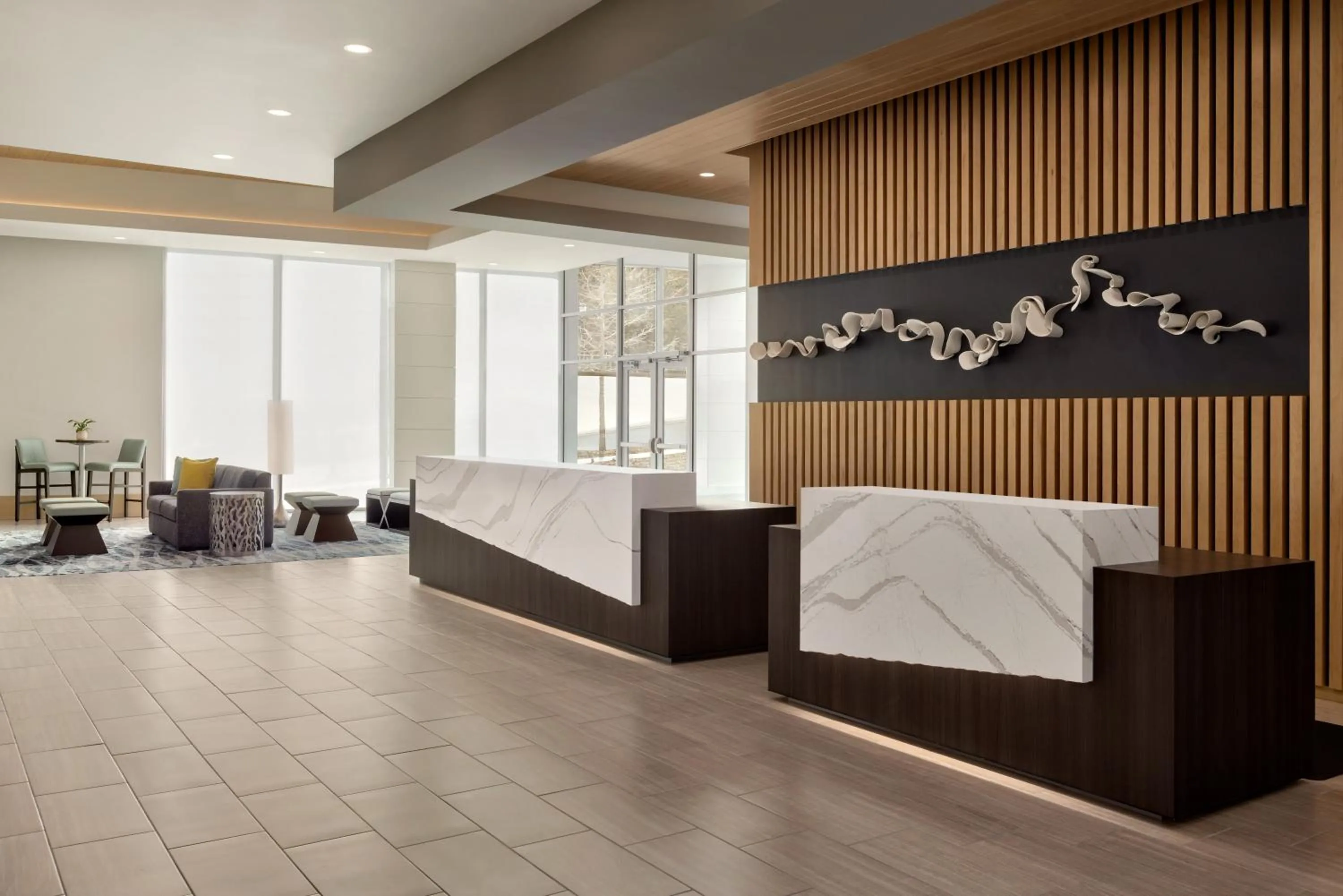 Lobby or reception, Bed in Hyatt House Atlanta Perimeter Center