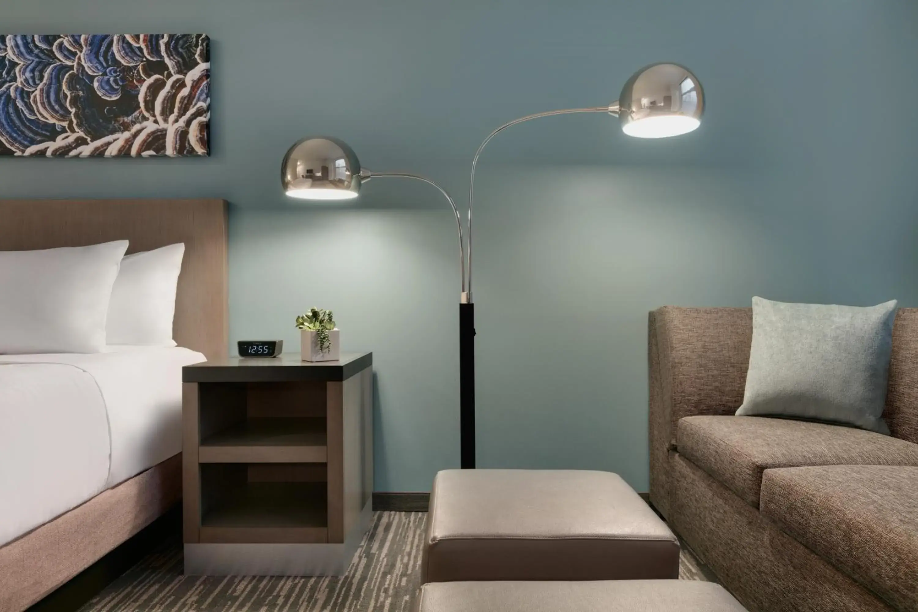 Seating area, Bed in Hyatt House Atlanta Perimeter Center Seating area, Bed in Hyatt House Atlanta Perimeter Center