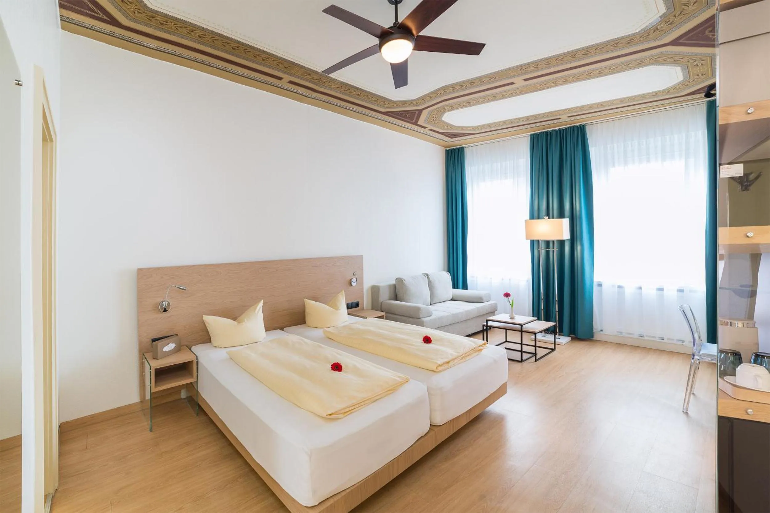 Photo of the whole room, Bed in Hotel Bodensee